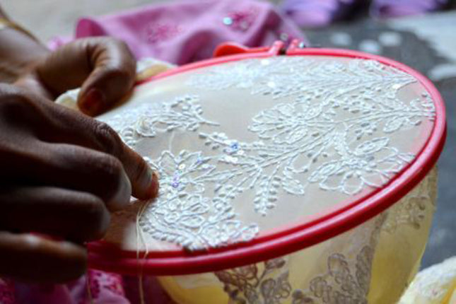 Chikankari work deals