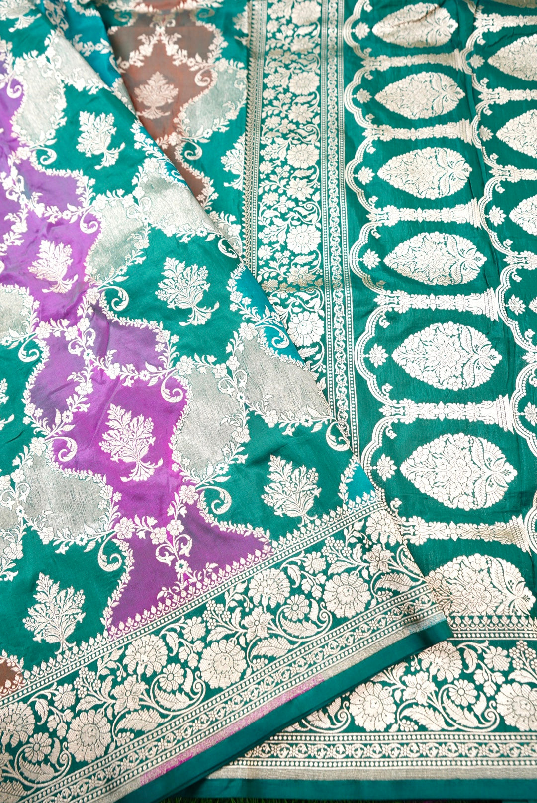 Handloom Banarasi Pure Katan Silk Rangkat Saree