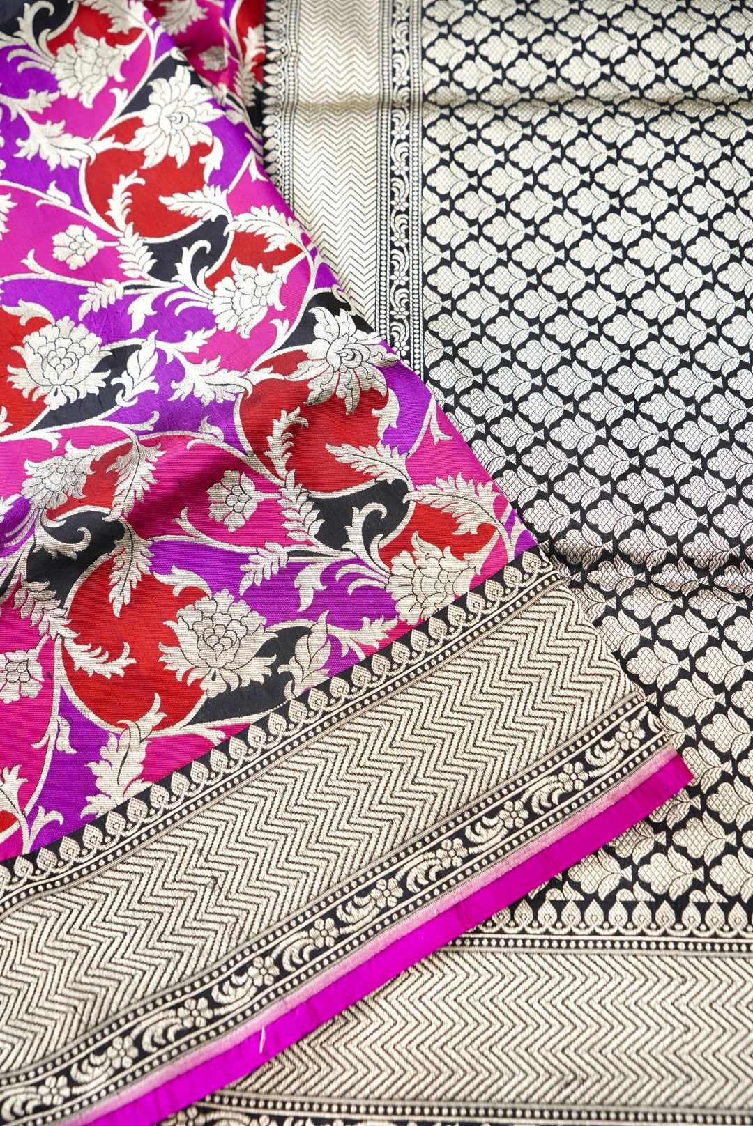 Handloom Banarasi Pure Katan Silk Rangkat Saree