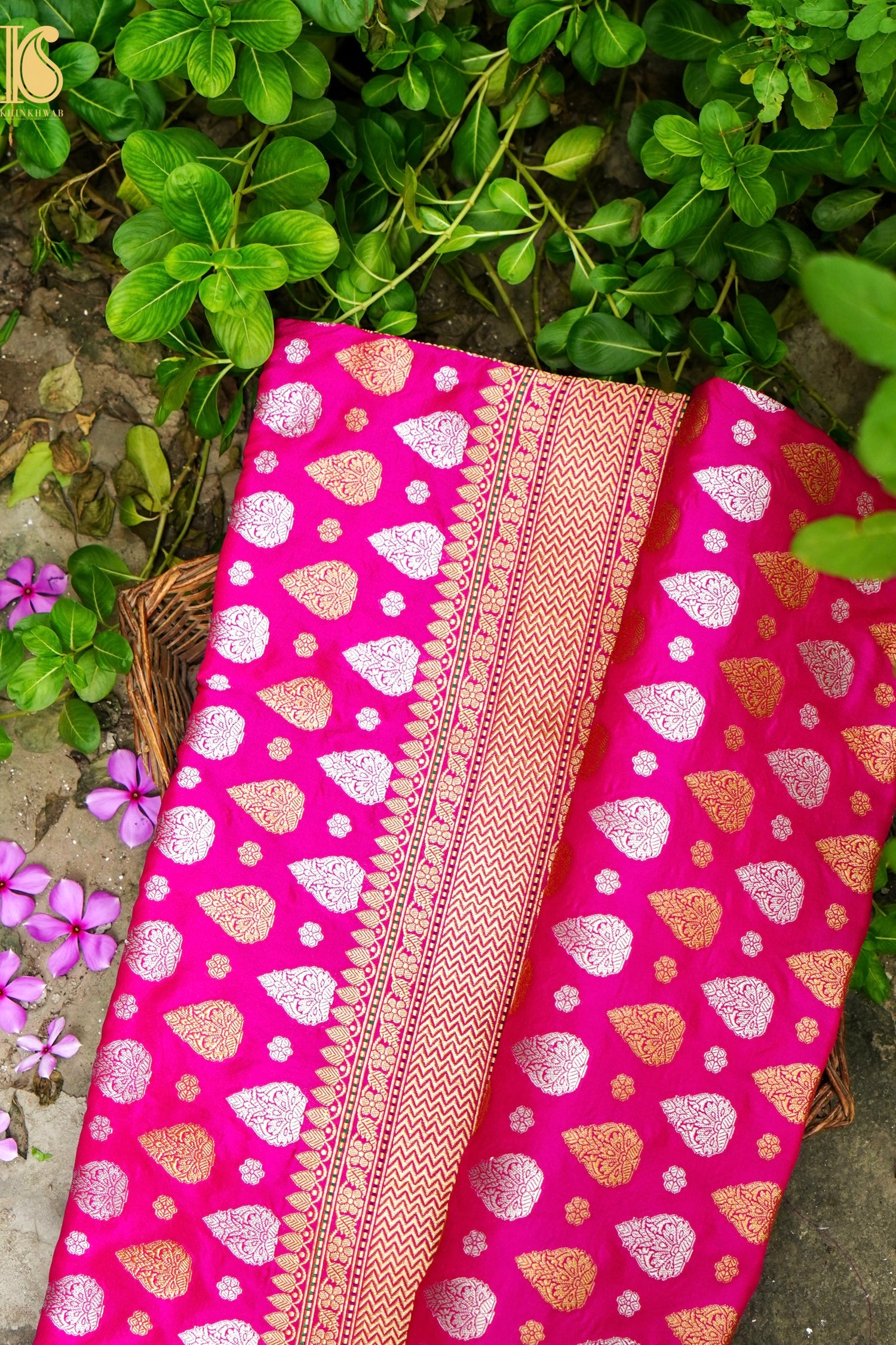 Handloom Banarasi Katan Silk Kadwa Saree