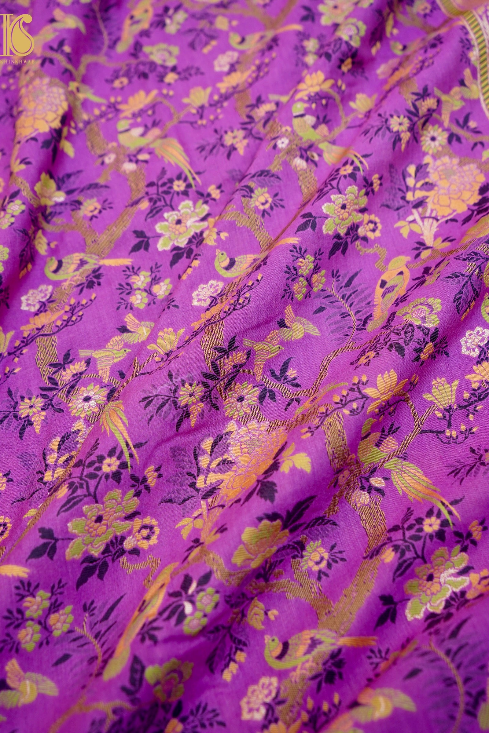 Moonga Silk Meenakari Banarasi Dupatta