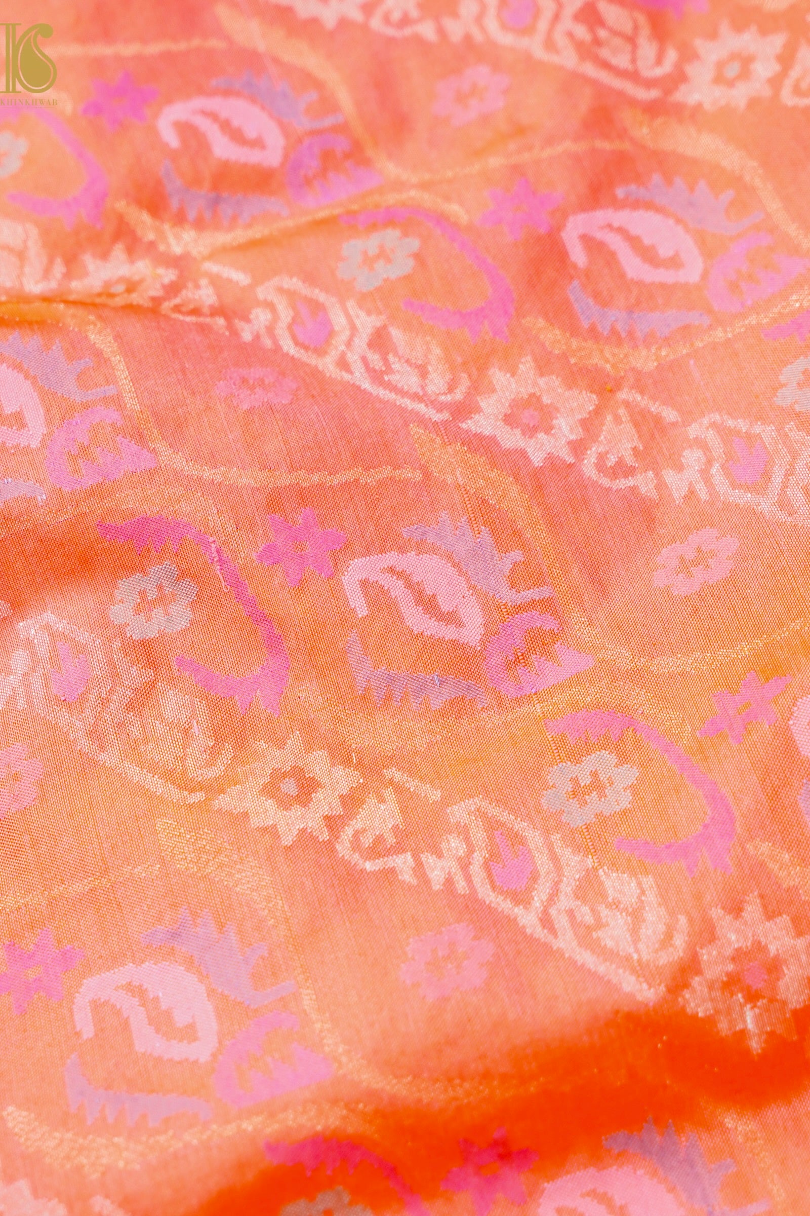 Handloom Banarasi Real Silver Zari Cotton Silk Saree