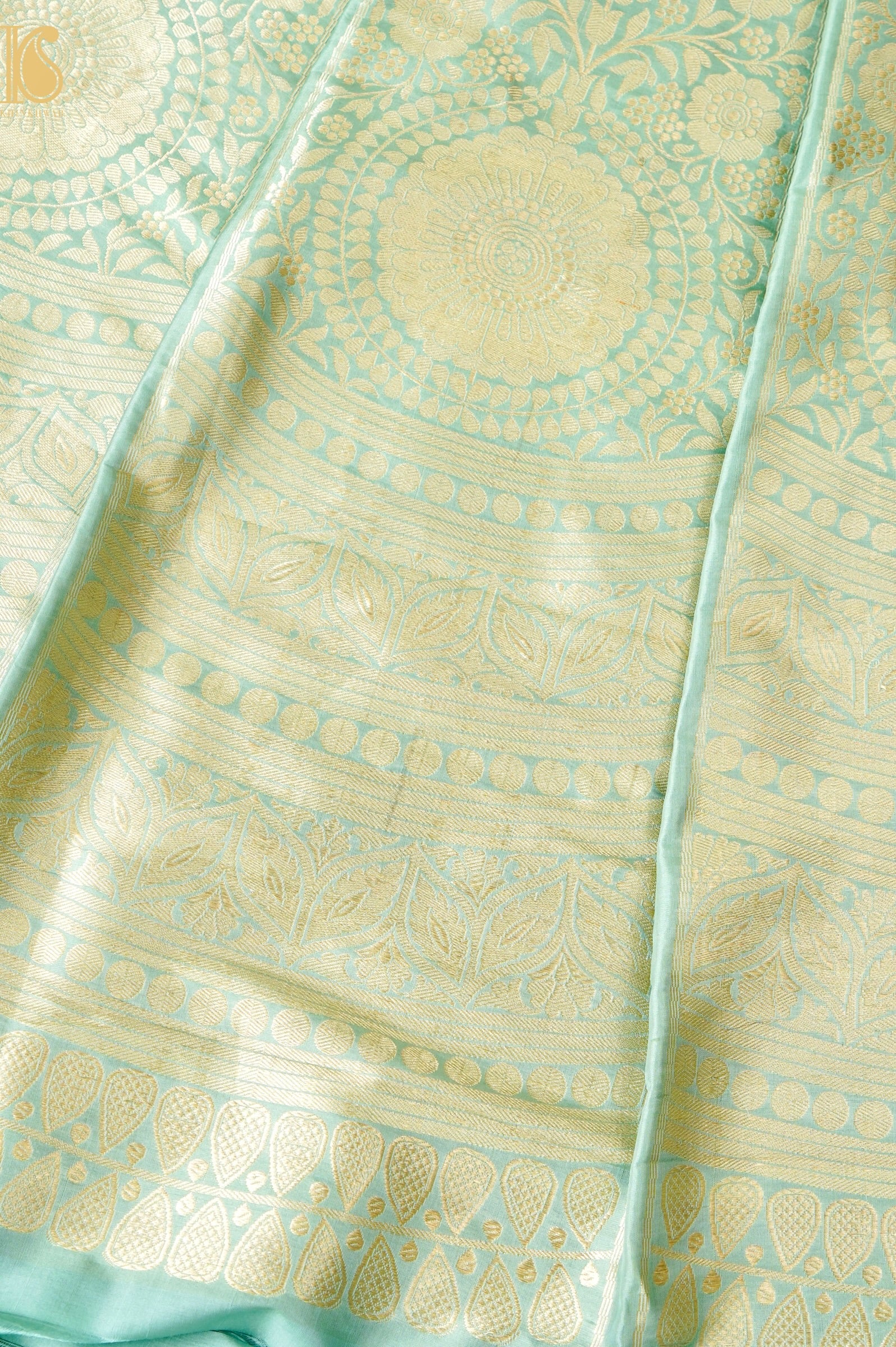 Handloom Banarasi Katan Silk Kalidar Neerja Lehenga