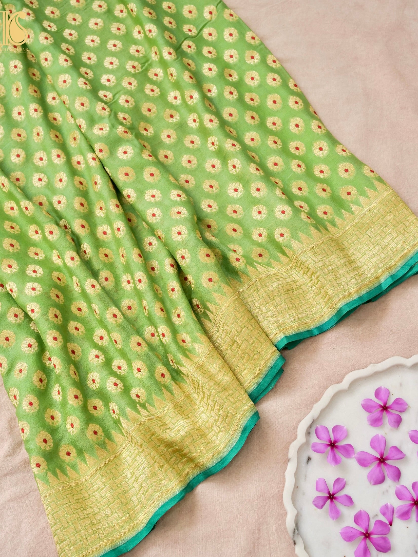 Pure Georgette Banarasi Saree