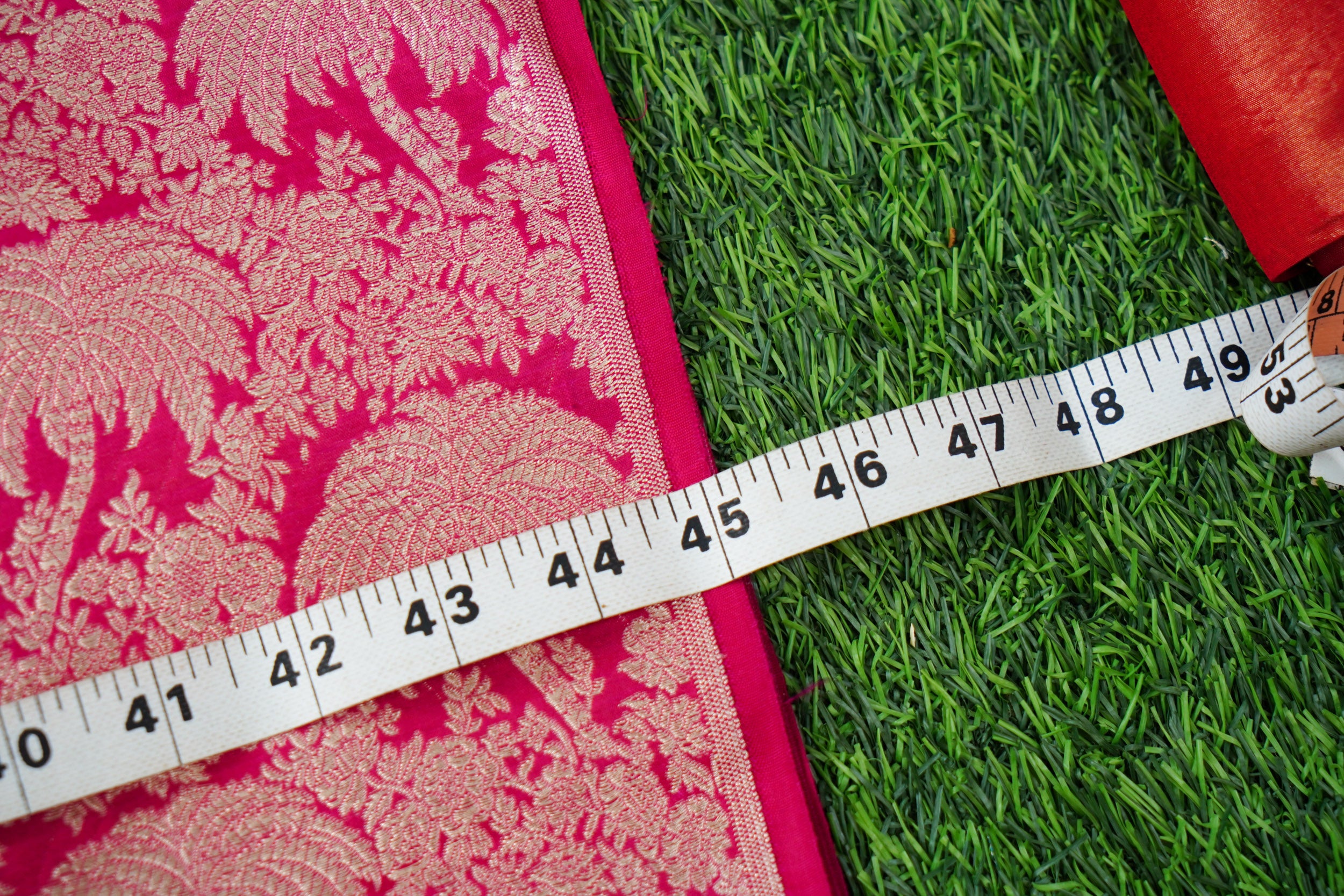 Handloom Pure Brocade Banarasi Fabric