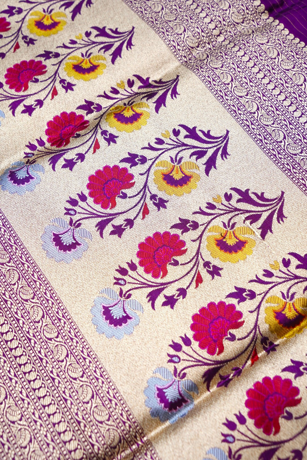 Handloom Banarasi Silk Brocade Saree