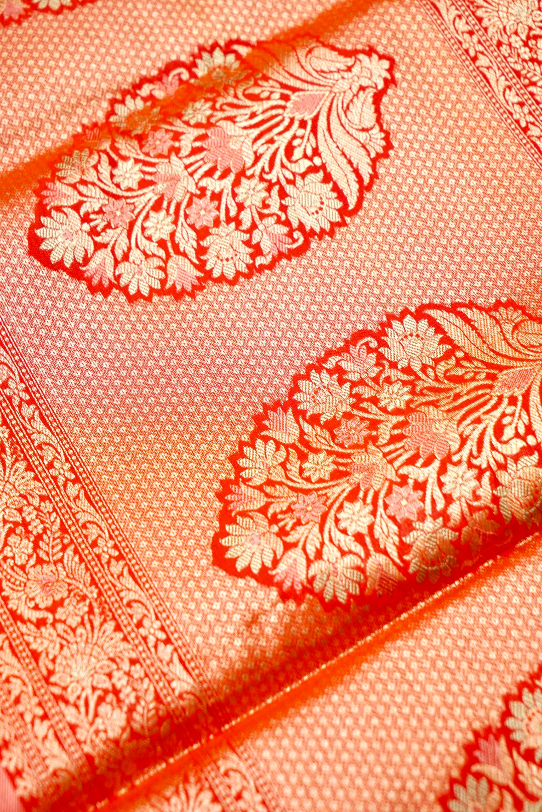 Handloom Banarasi Pure Katan Silk Rangkat Saree