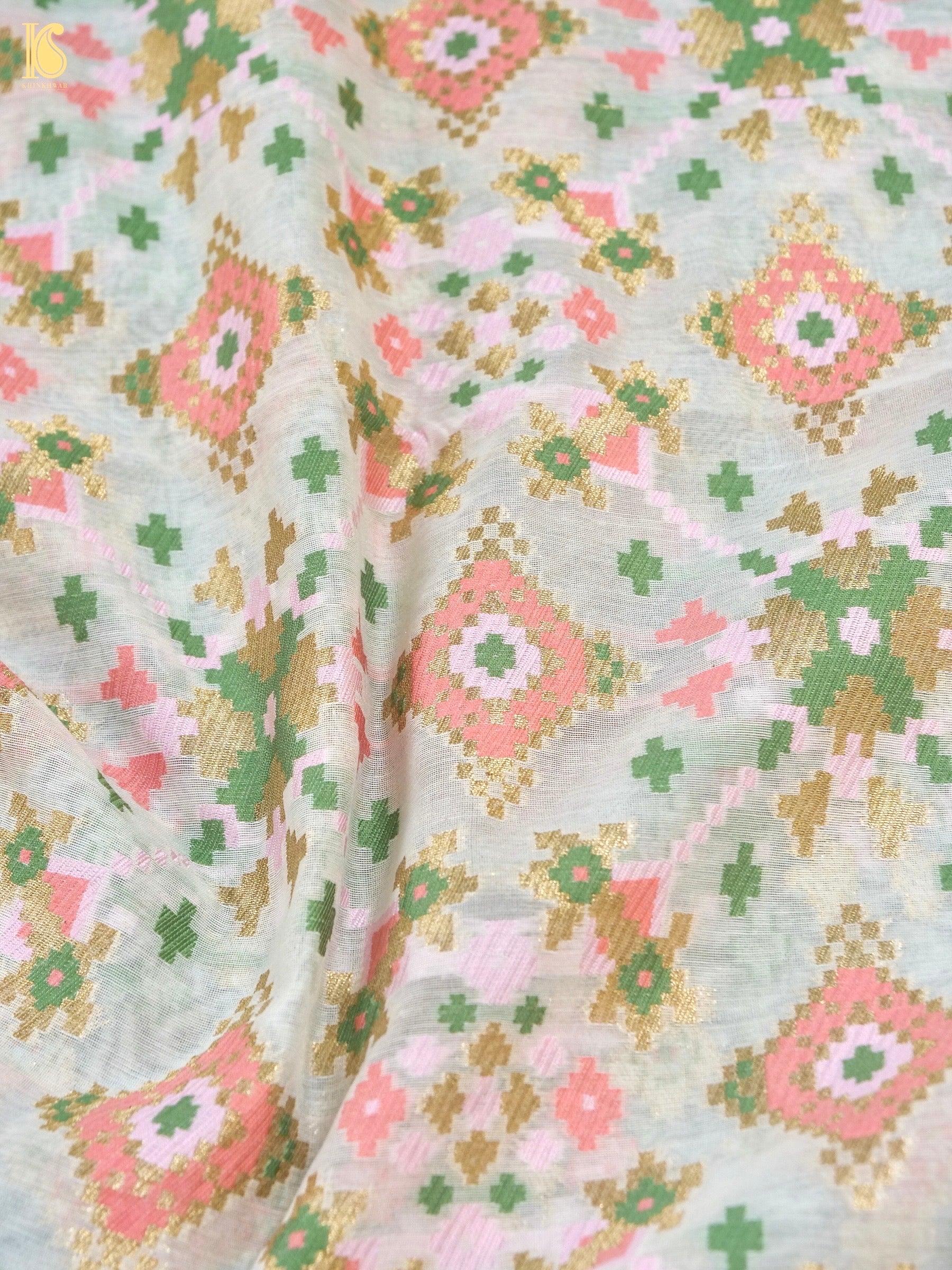 Cotton Silk Meenakari Banarasi Suit Set