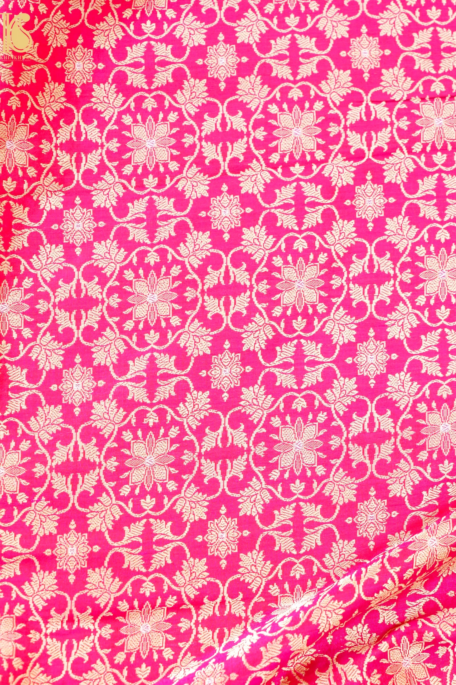 Handloom Banarasi Katan Silk Kalidar Swanwi Lehenga