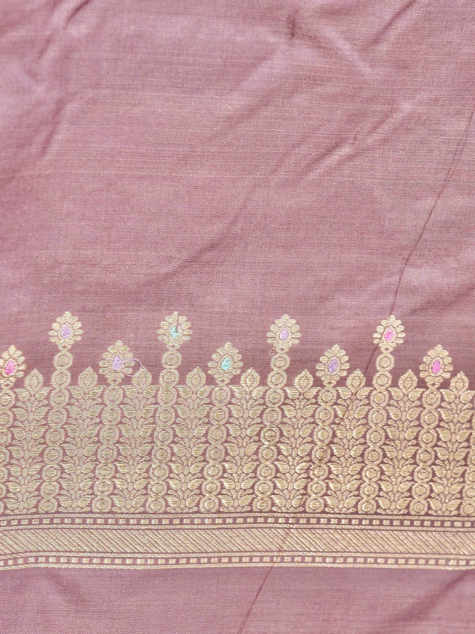 Banarasi Handwoven Katan SIlk Kadwa Mor Saree