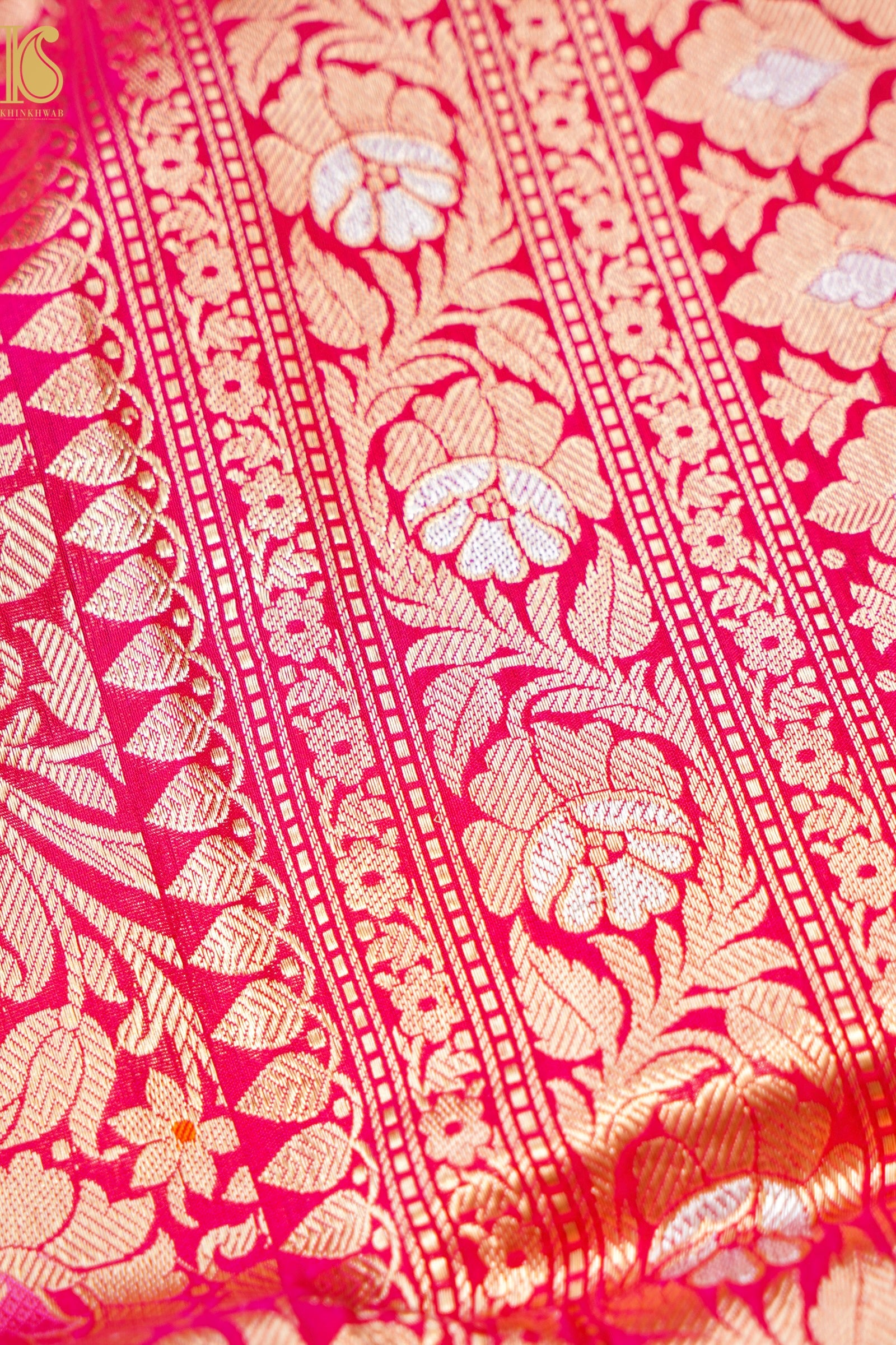 Handloom Banarasi Katan Silk Brocade Meena Saree