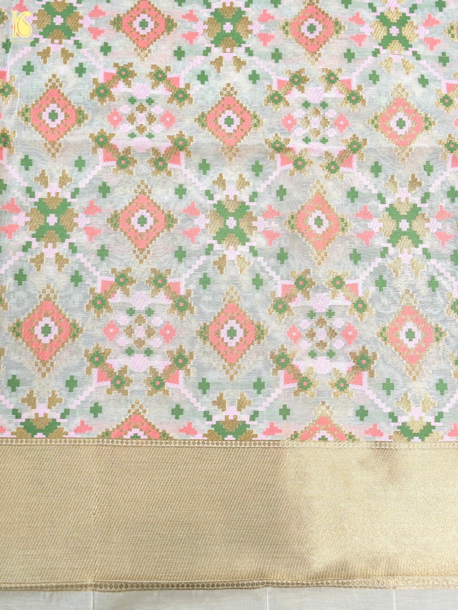 Cotton Silk Meenakari Banarasi Suit Set
