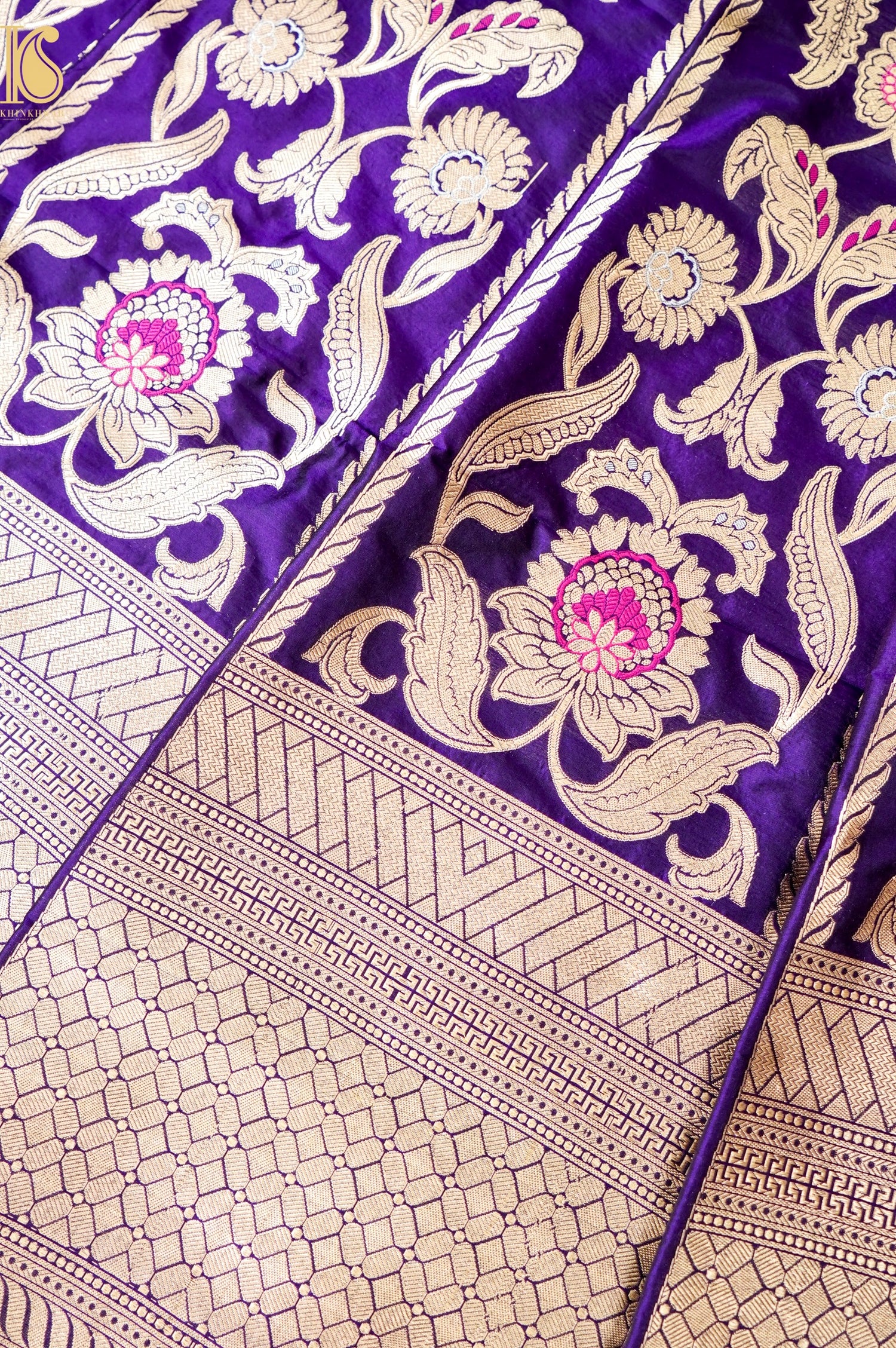 Handloom Banarasi Katan Silk Kalidar Latikaa Lehenga