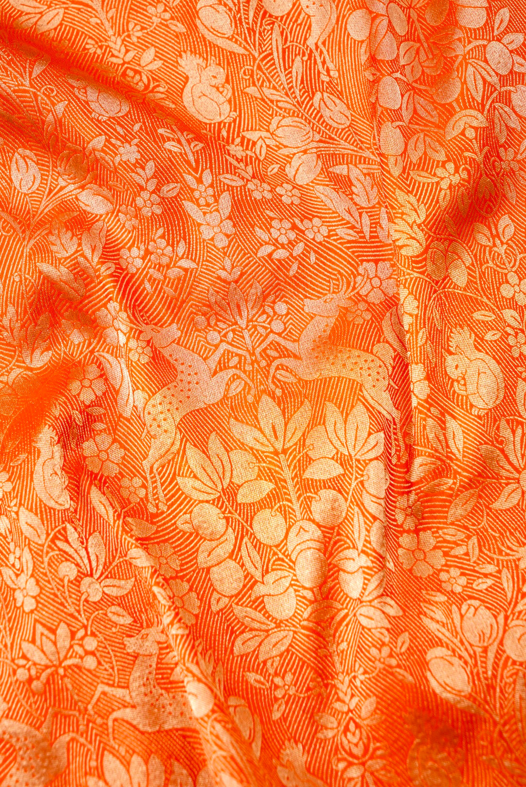 Handloom Banarasi Katan Silk Brocade Shikargah Saree