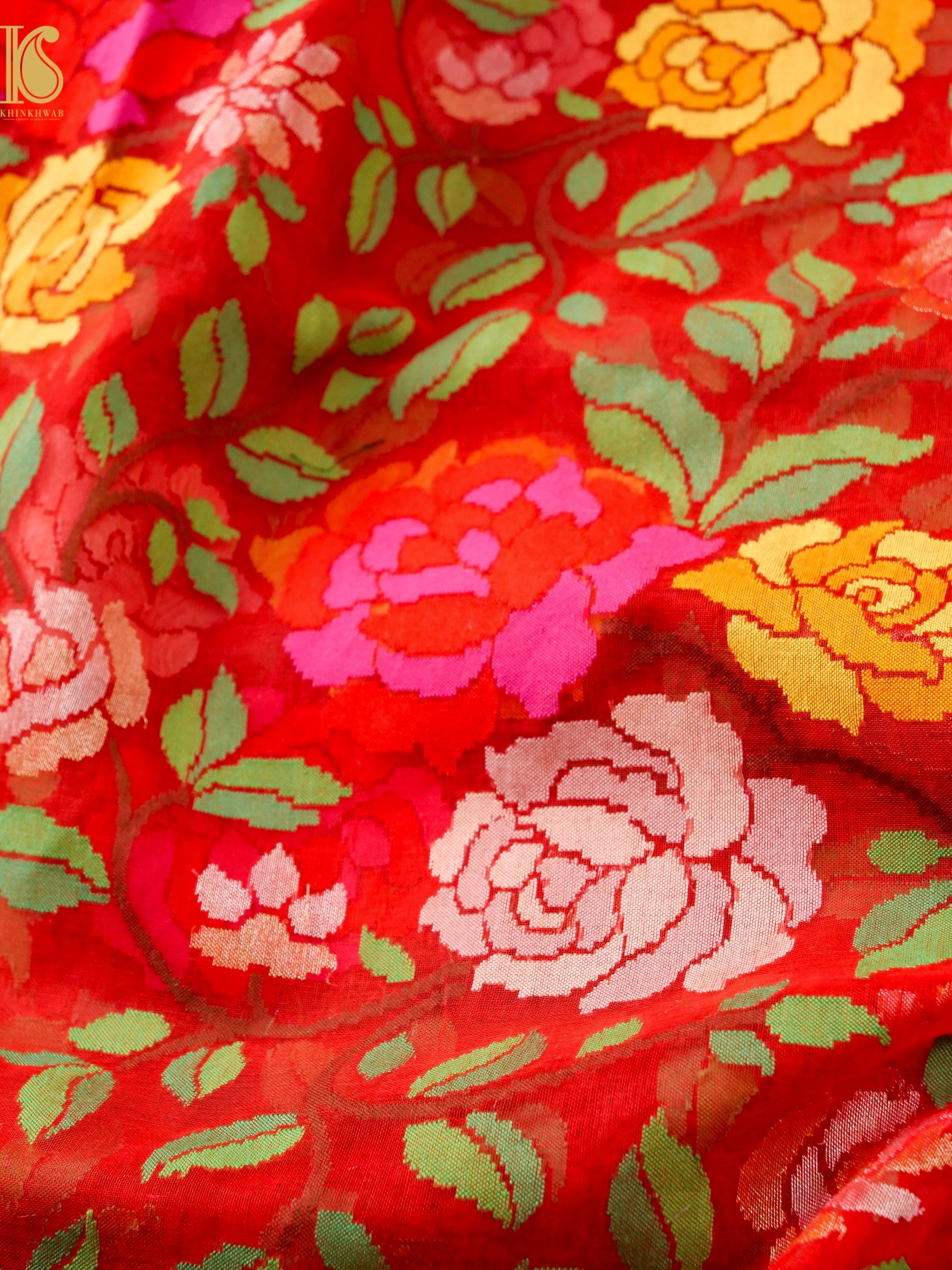 Handloom Banarasi Real Silver Zari Cotton Dupatta