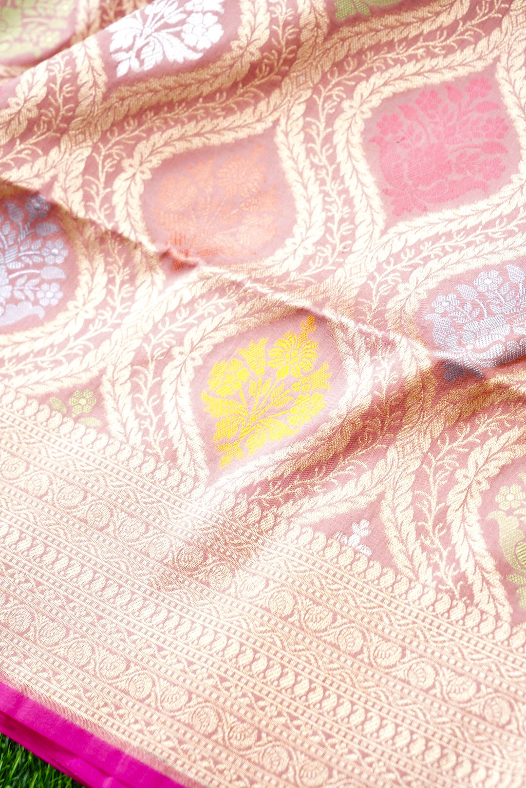 Handloom Banarasi Silk Brocade Saree