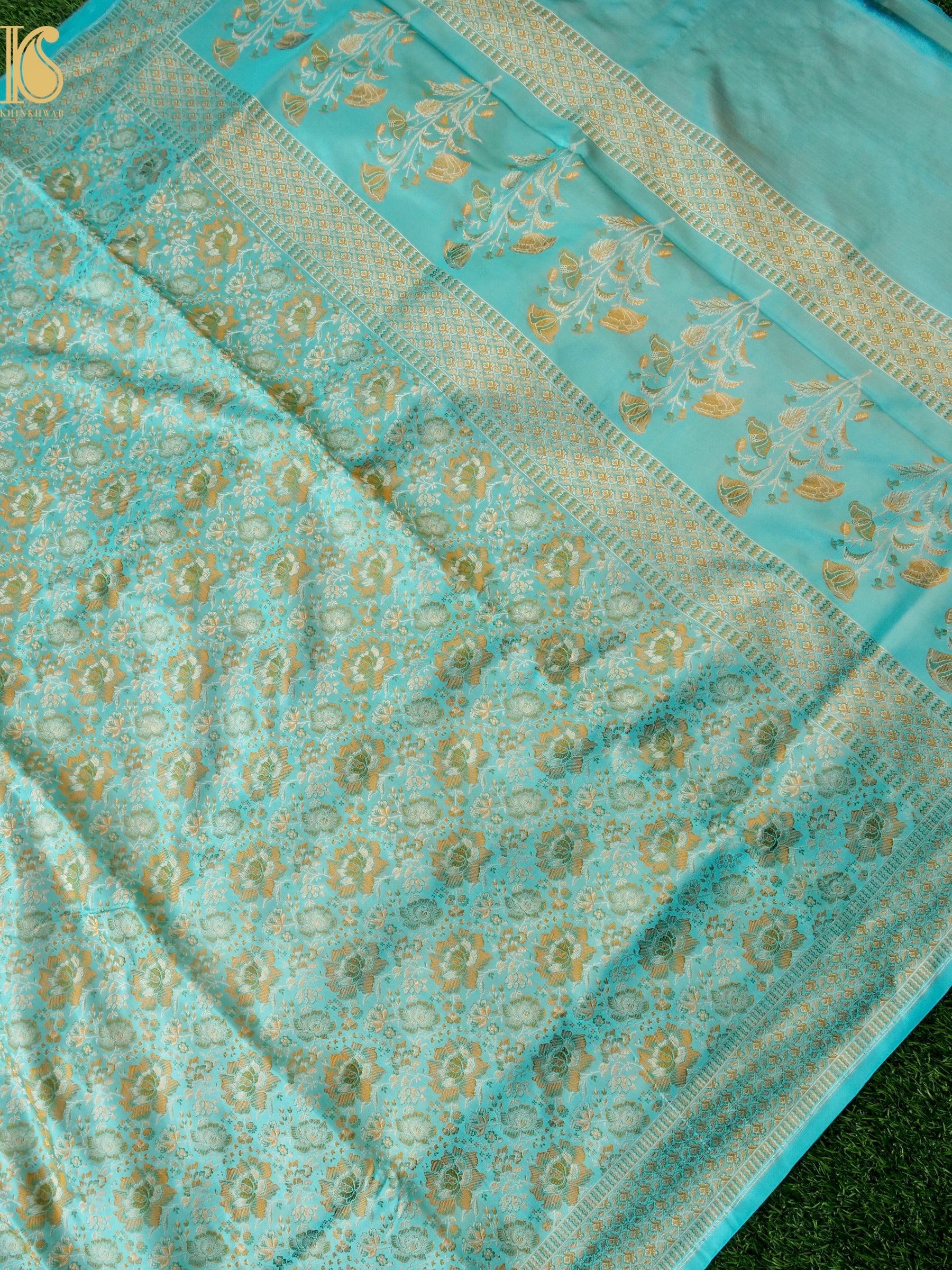 Handloom Banarasi Silk Resham Tanchoi Saree