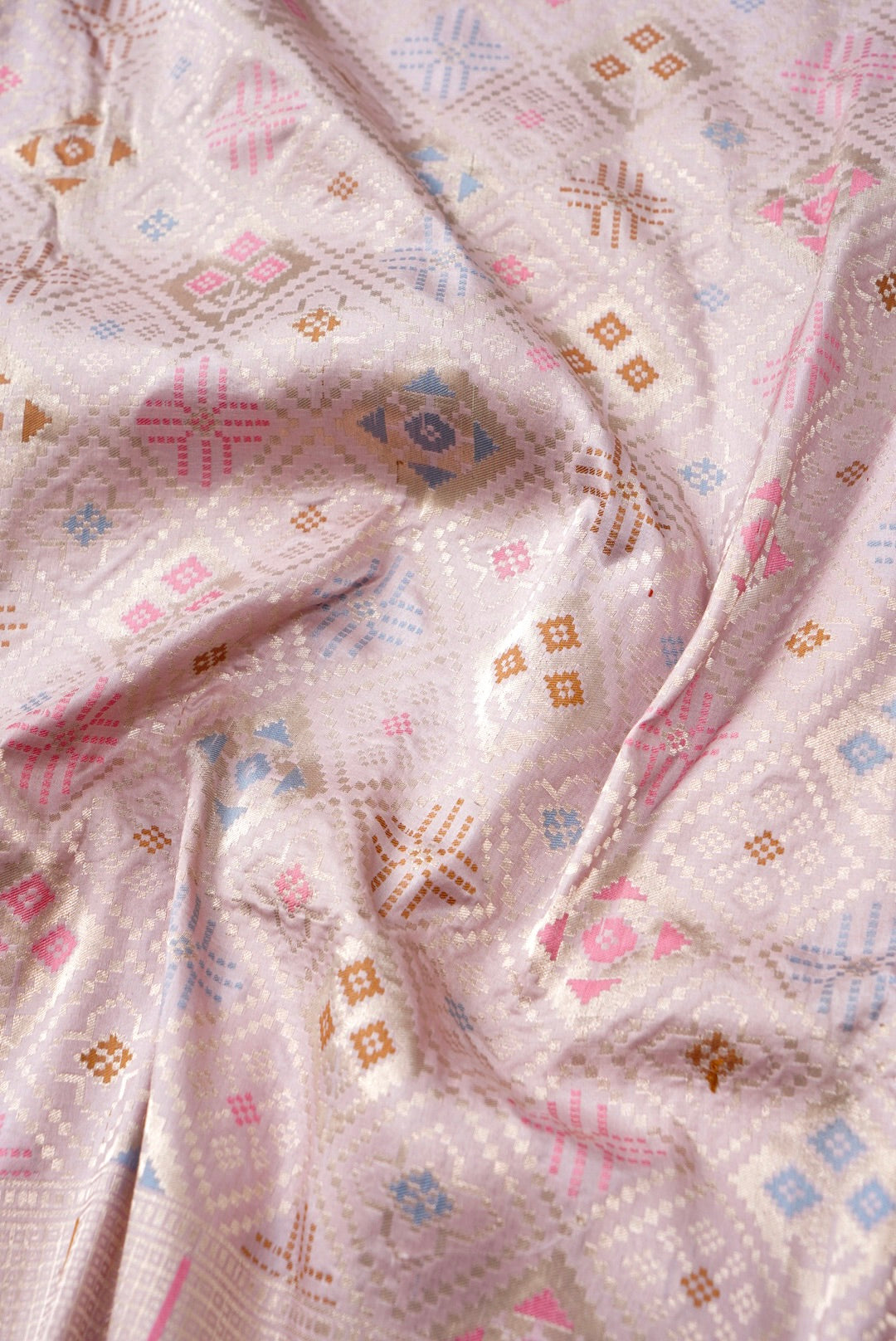 Handwoven Banarasi Katan Silk Patola Saree