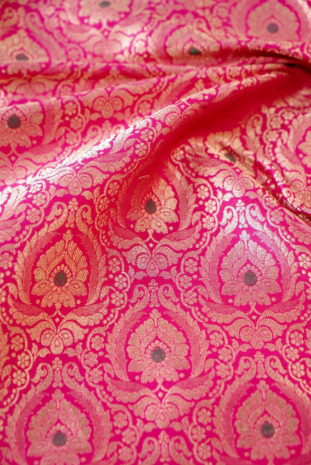 Handloom Pure Brocade Banarasi Fabric
