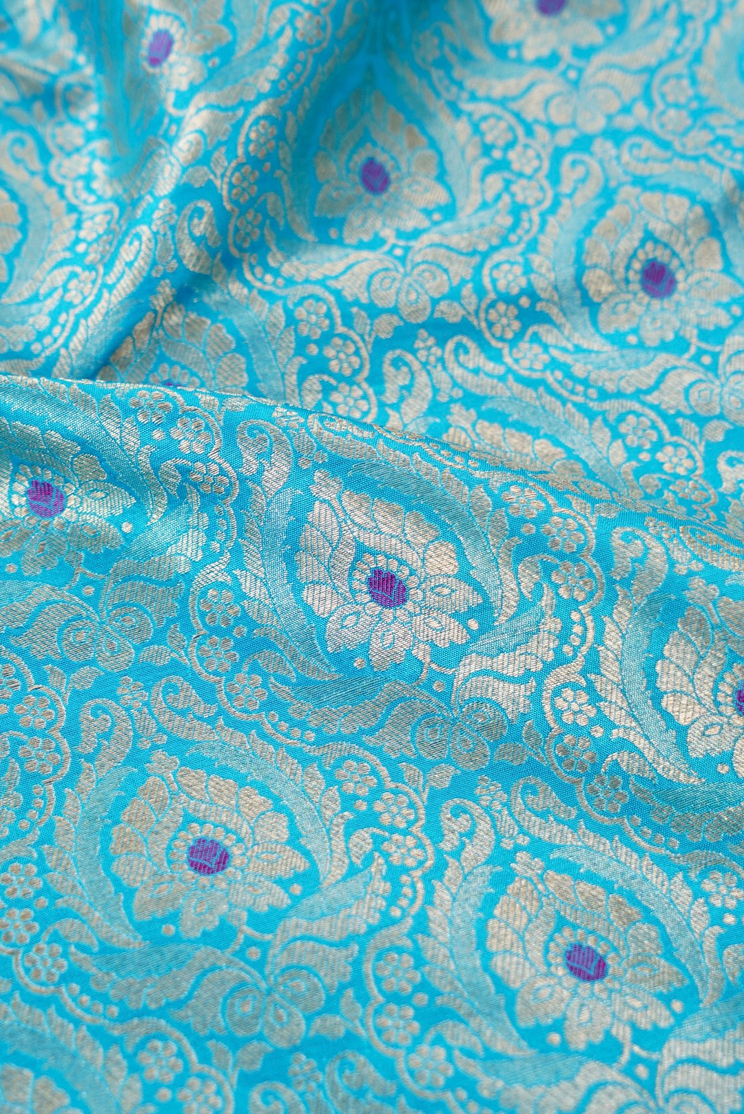 Handloom Pure Brocade Banarasi Fabric