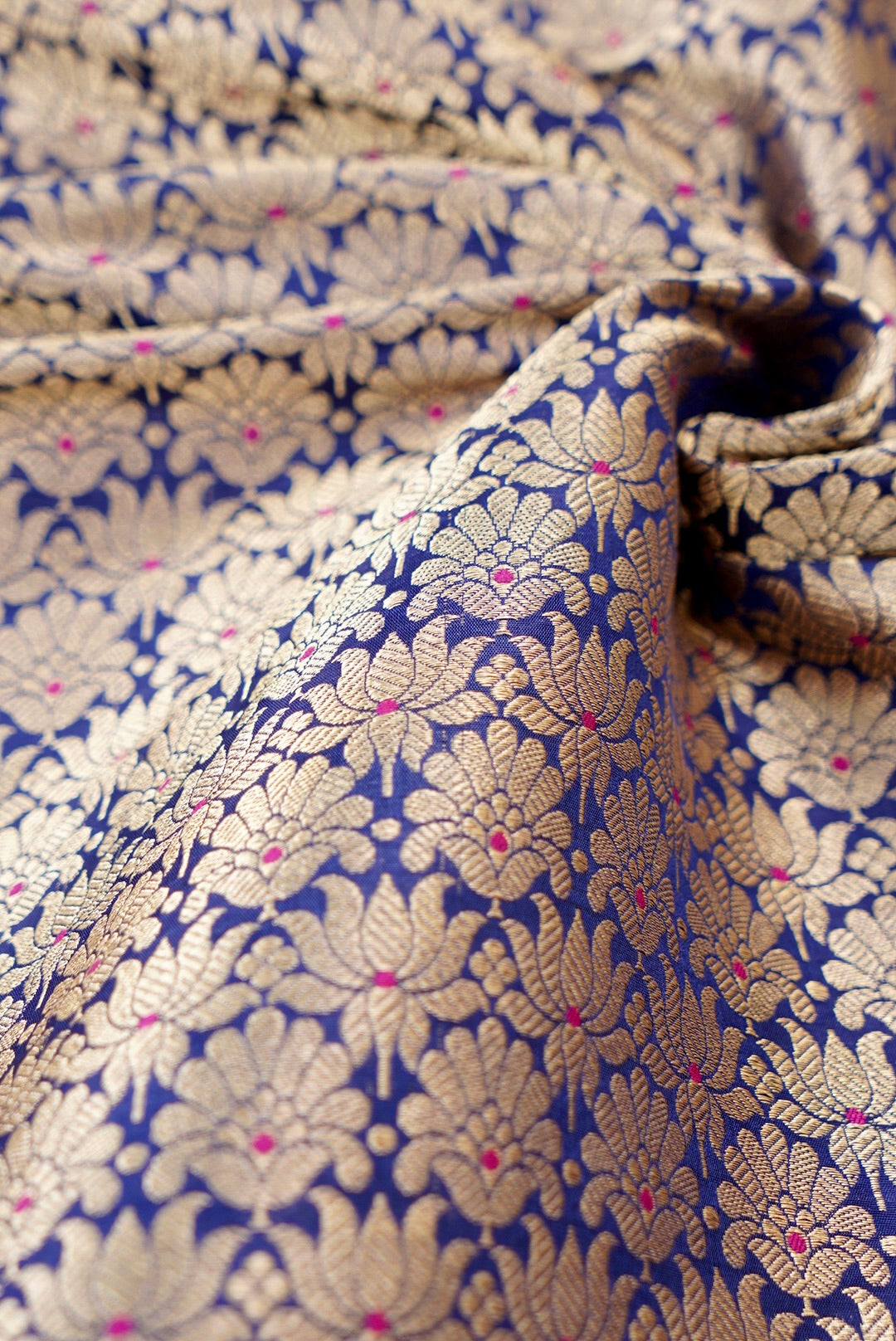 Handloom Pure Brocade Banarasi Fabric