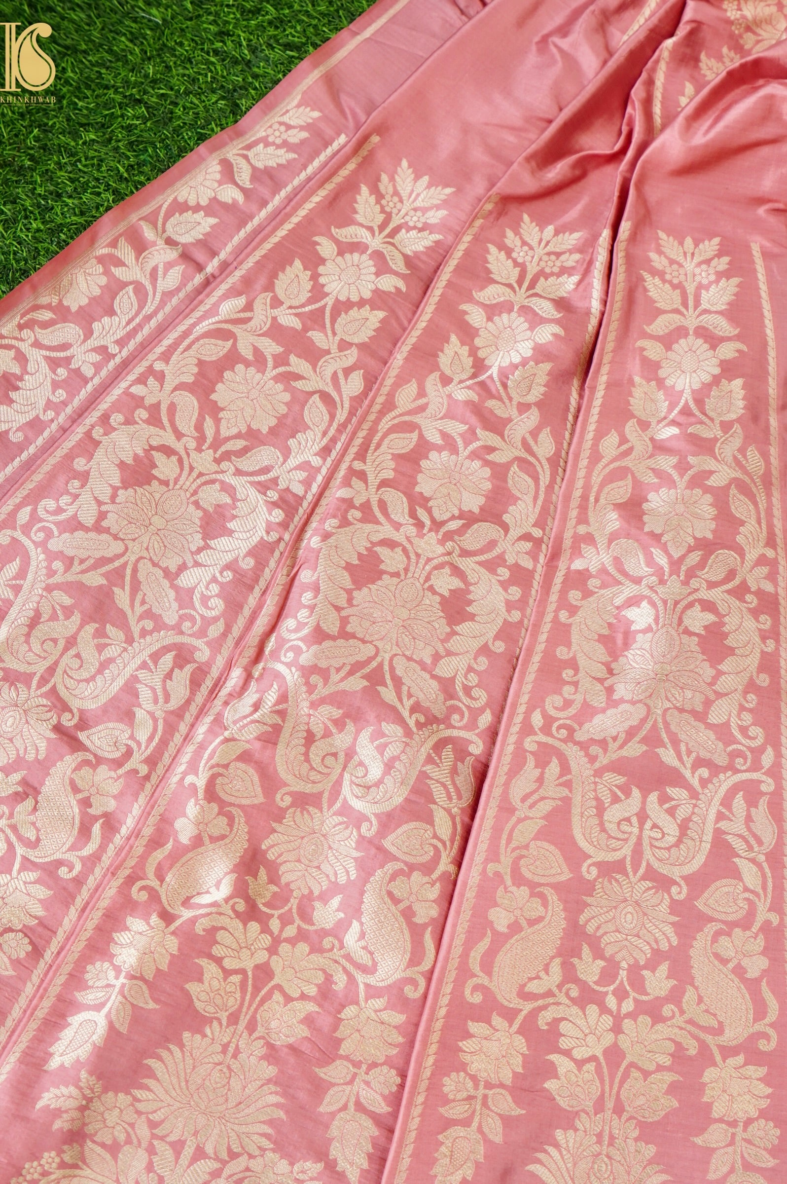 Handloom Banarasi Katan Silk Kalidar Aranya Lehenga