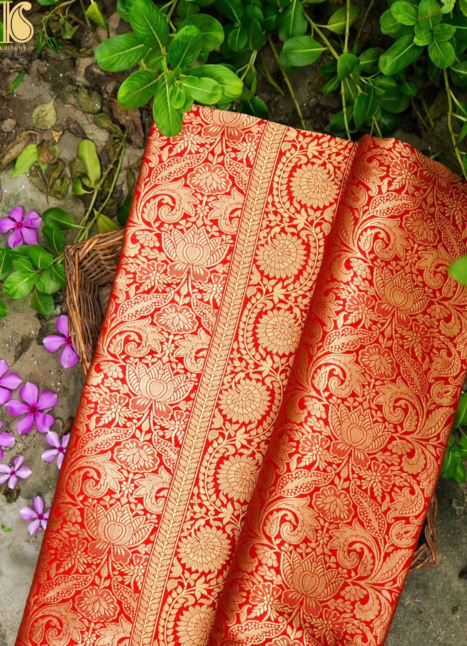 Handloom Banarasi Katan Silk Brocade Saree