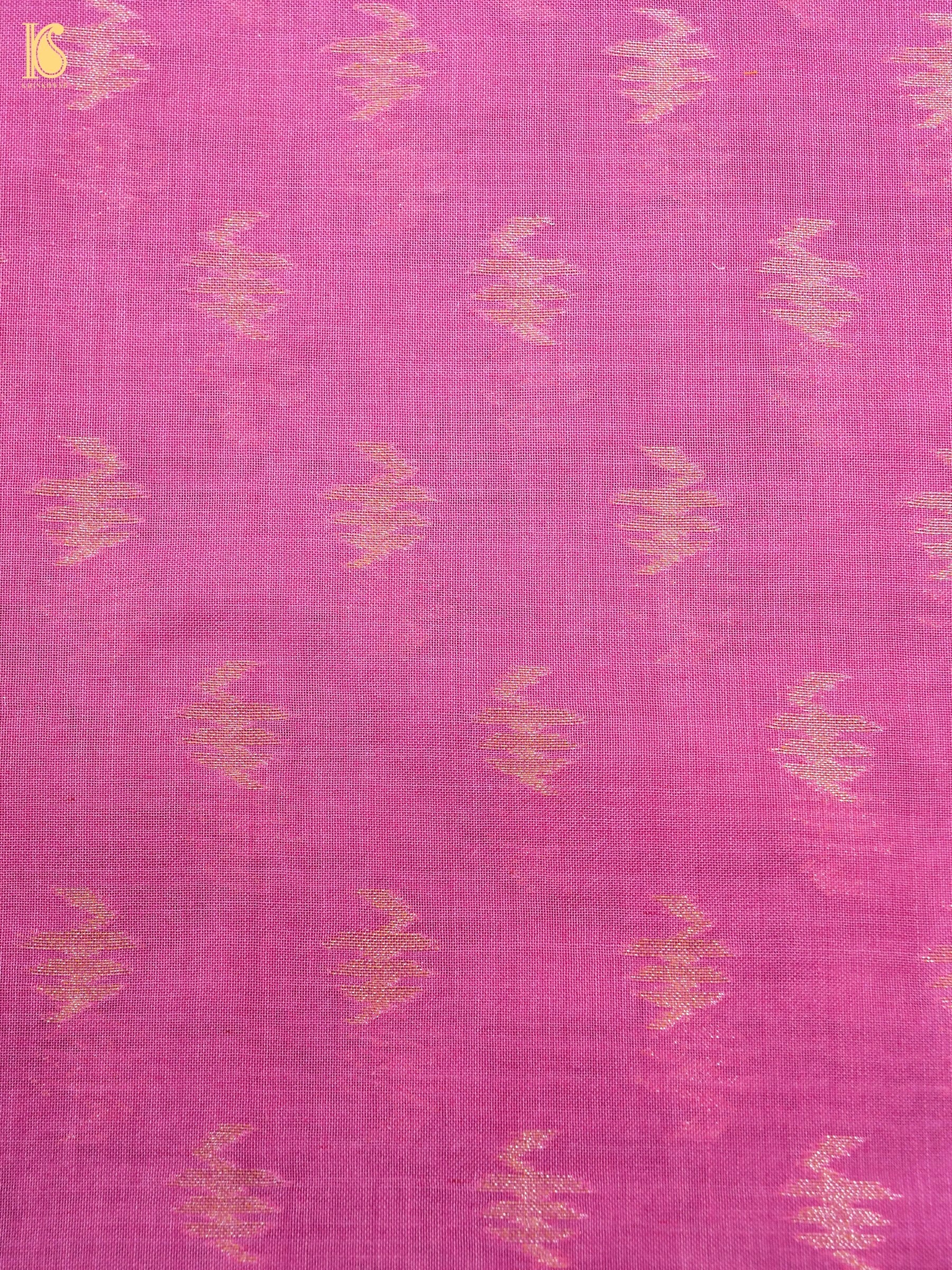Handloom Pure Cotton Banarasi Jamdani Ektara Suit Fabric Set