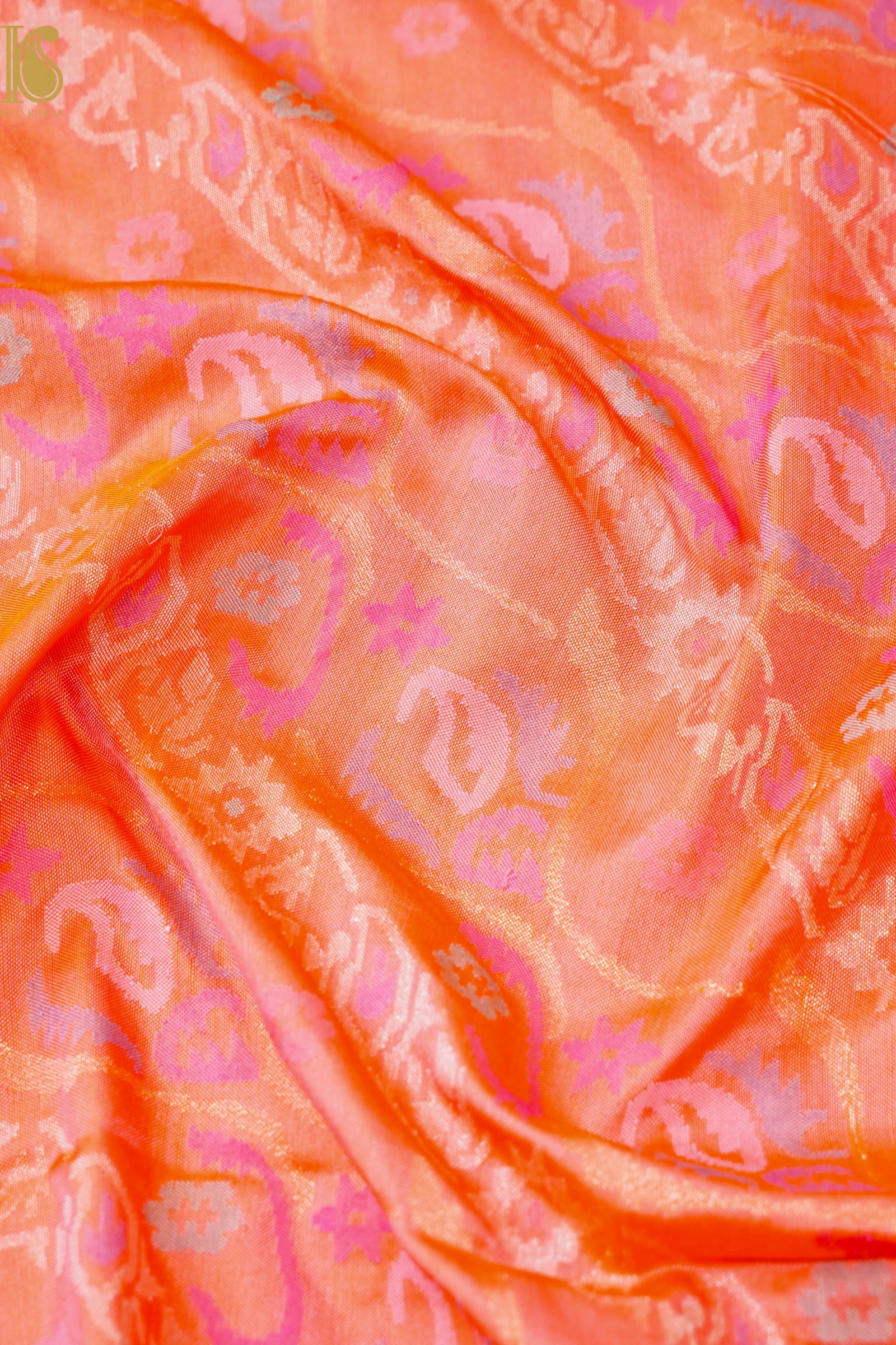 Handloom Banarasi Real Silver Zari Cotton Silk Saree