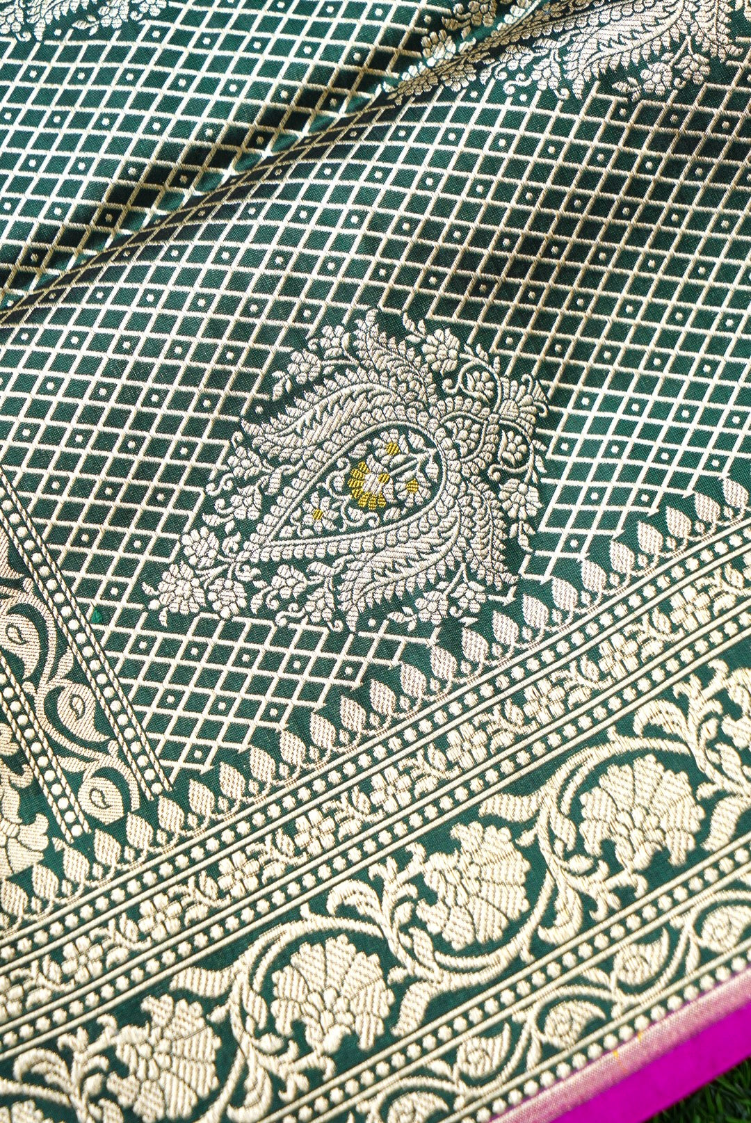 Handloom Banarasi Pure Katan Silk Rangkat Saree
