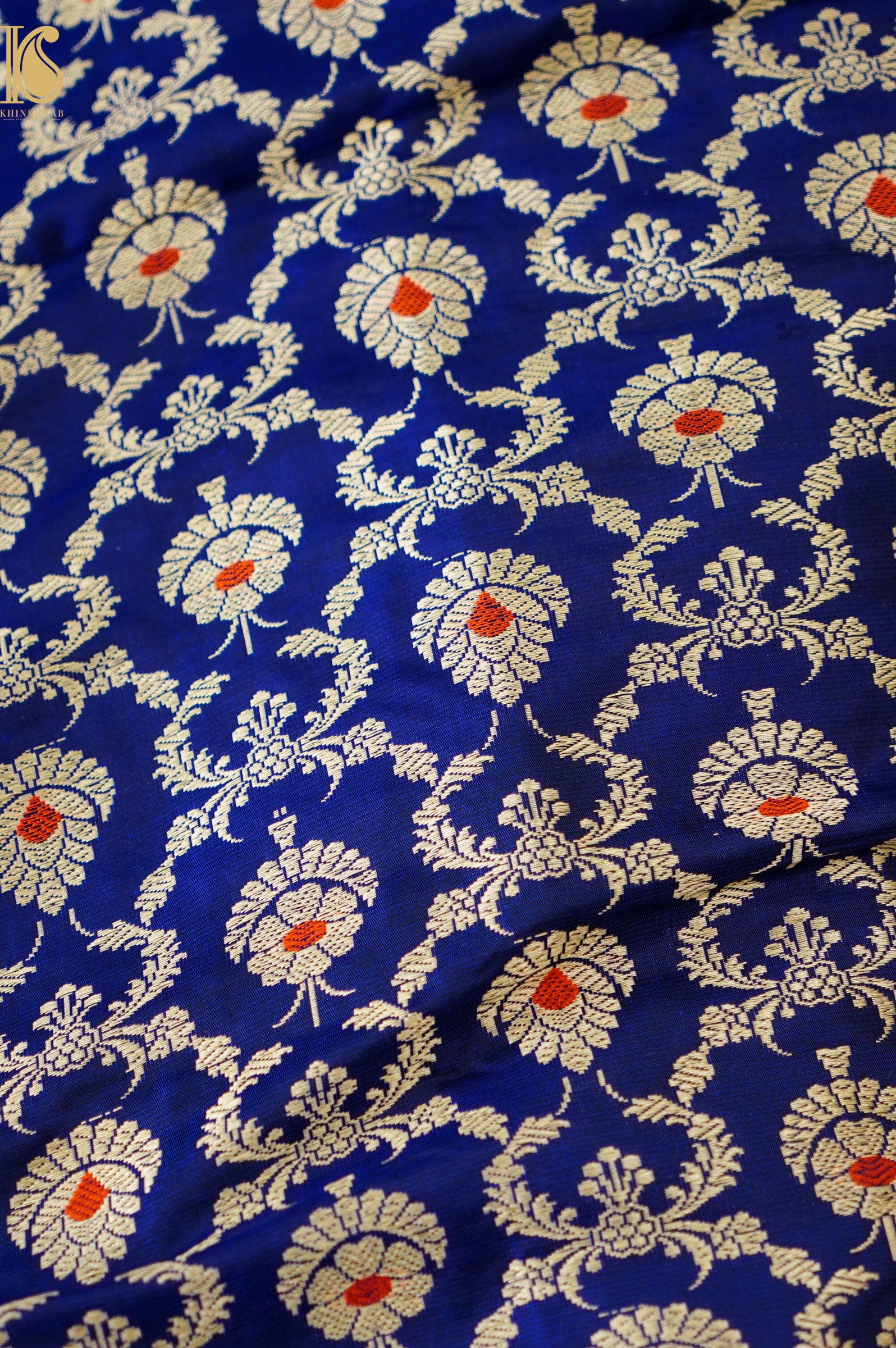 Handloom Banarasi Katan Silk Kalidar Mayura Gajraj Lehenga