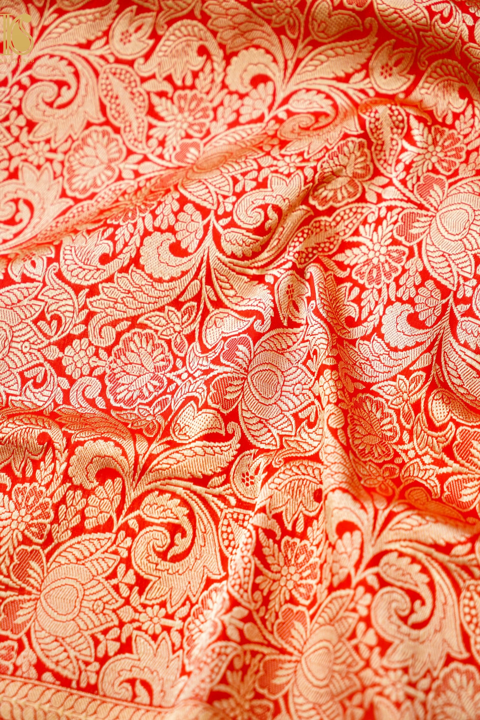 Handloom Banarasi Katan Silk Brocade Saree