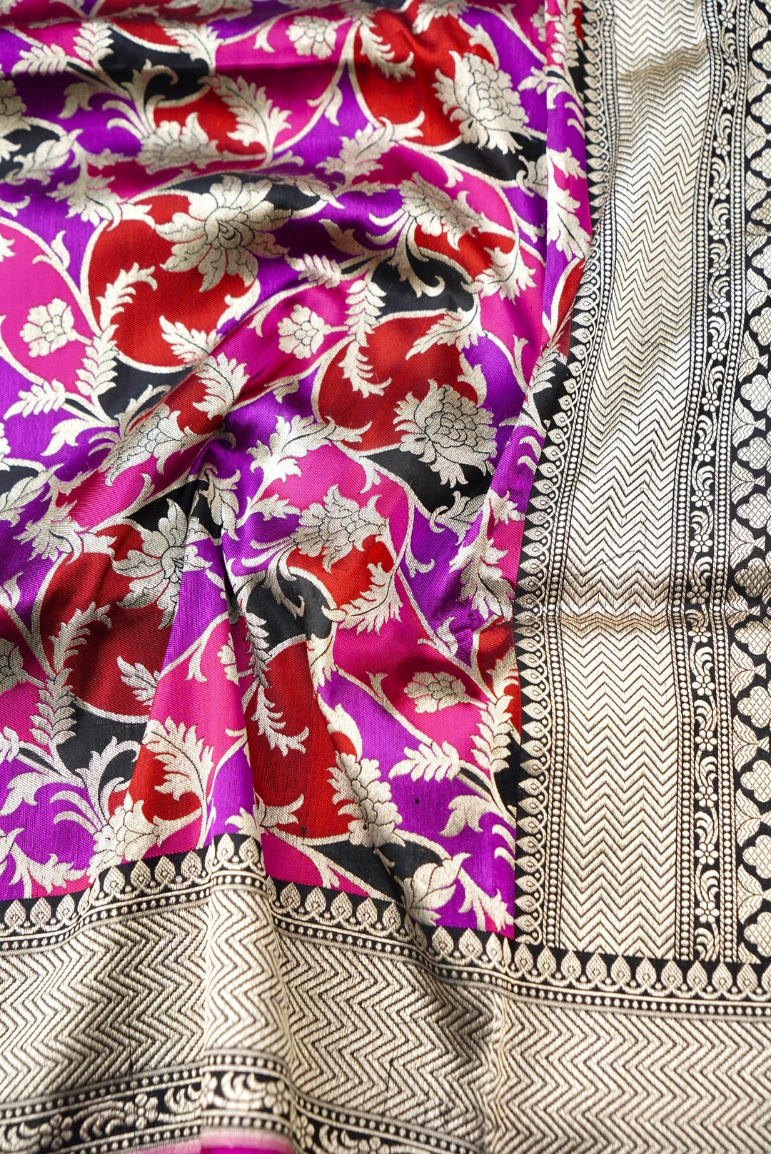 Handloom Banarasi Pure Katan Silk Rangkat Saree