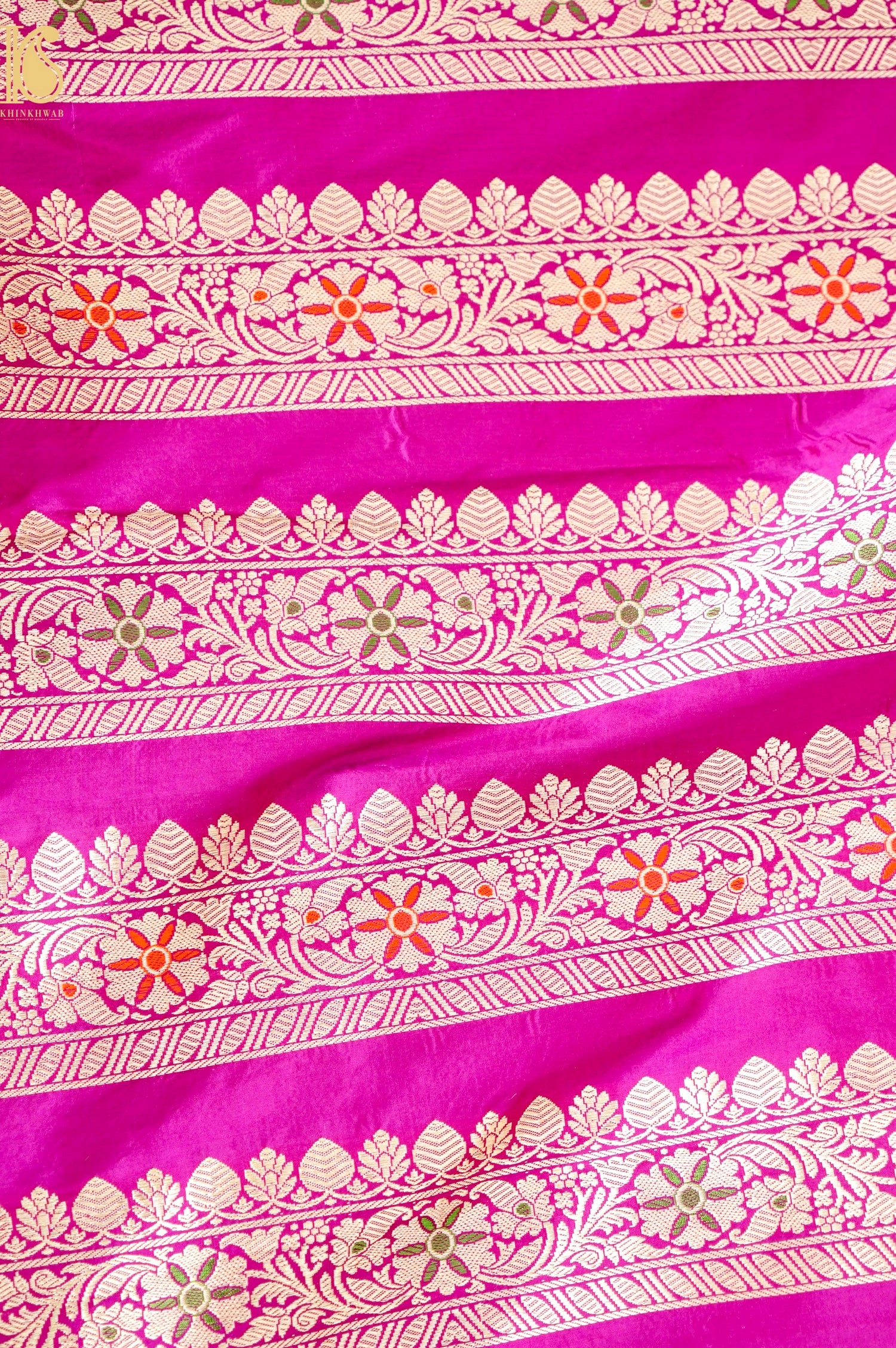 Handloom Banarasi Katan Silk Kalidar Gulrangi Bagh Lehenga