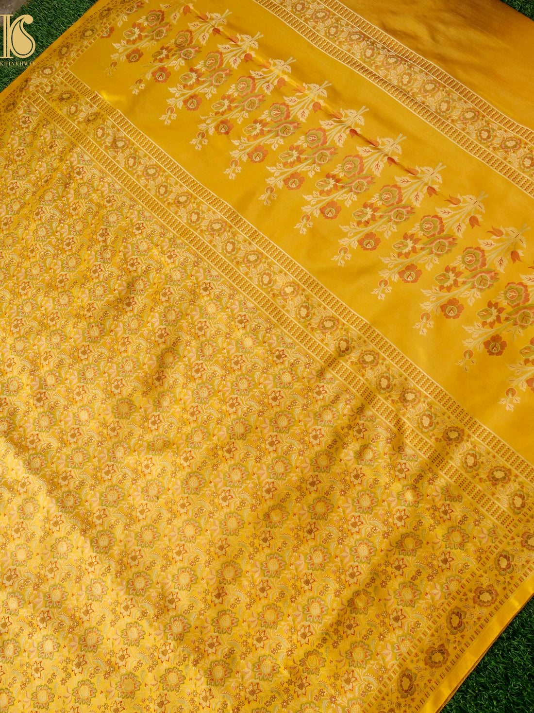 Handloom Banarasi Silk Resham Tanchoi Saree