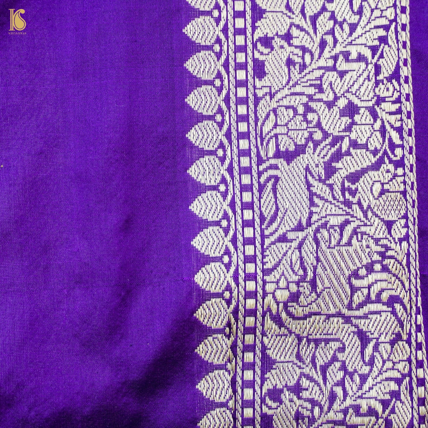 Handwoven Katan Silk Banarasi Shikargah Saree