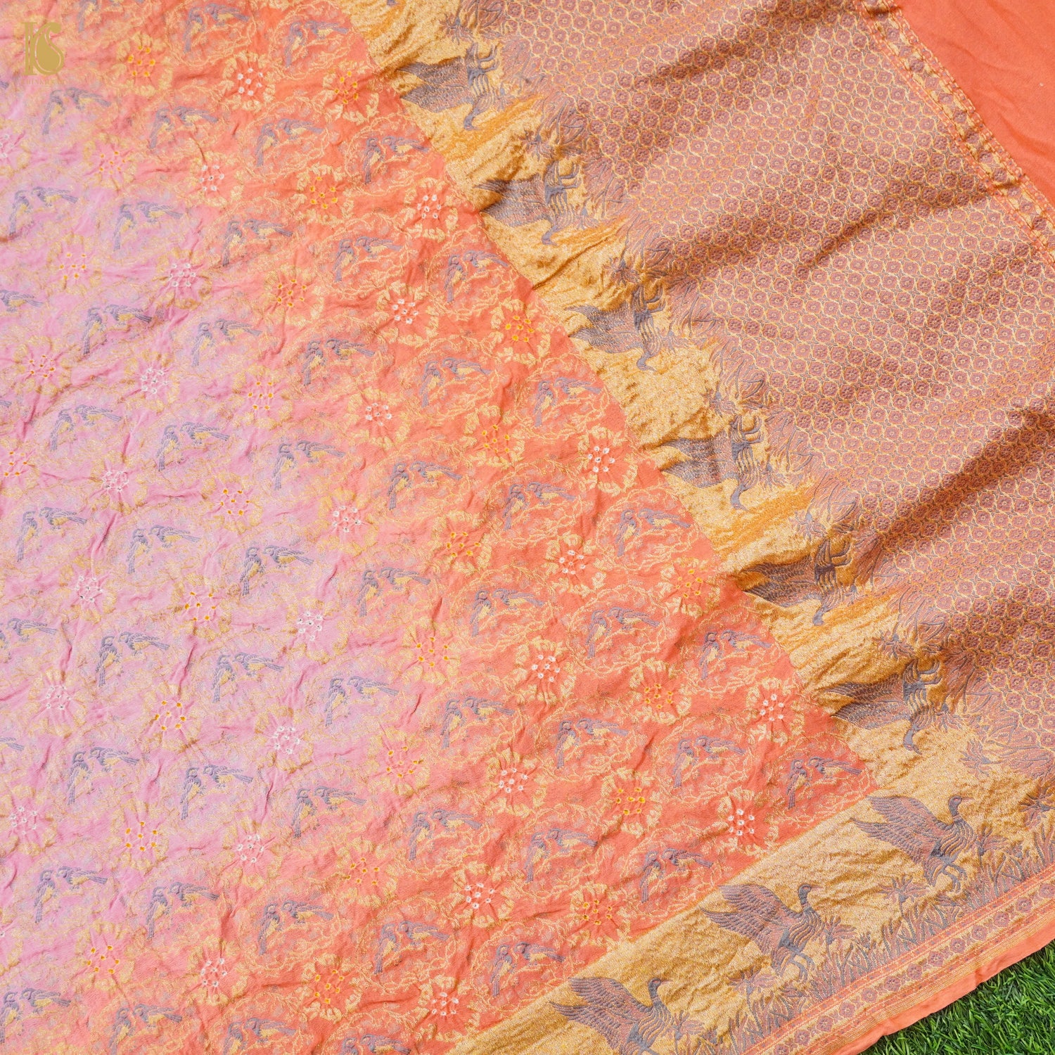 Banarasi Georgette Bandhani Saree
