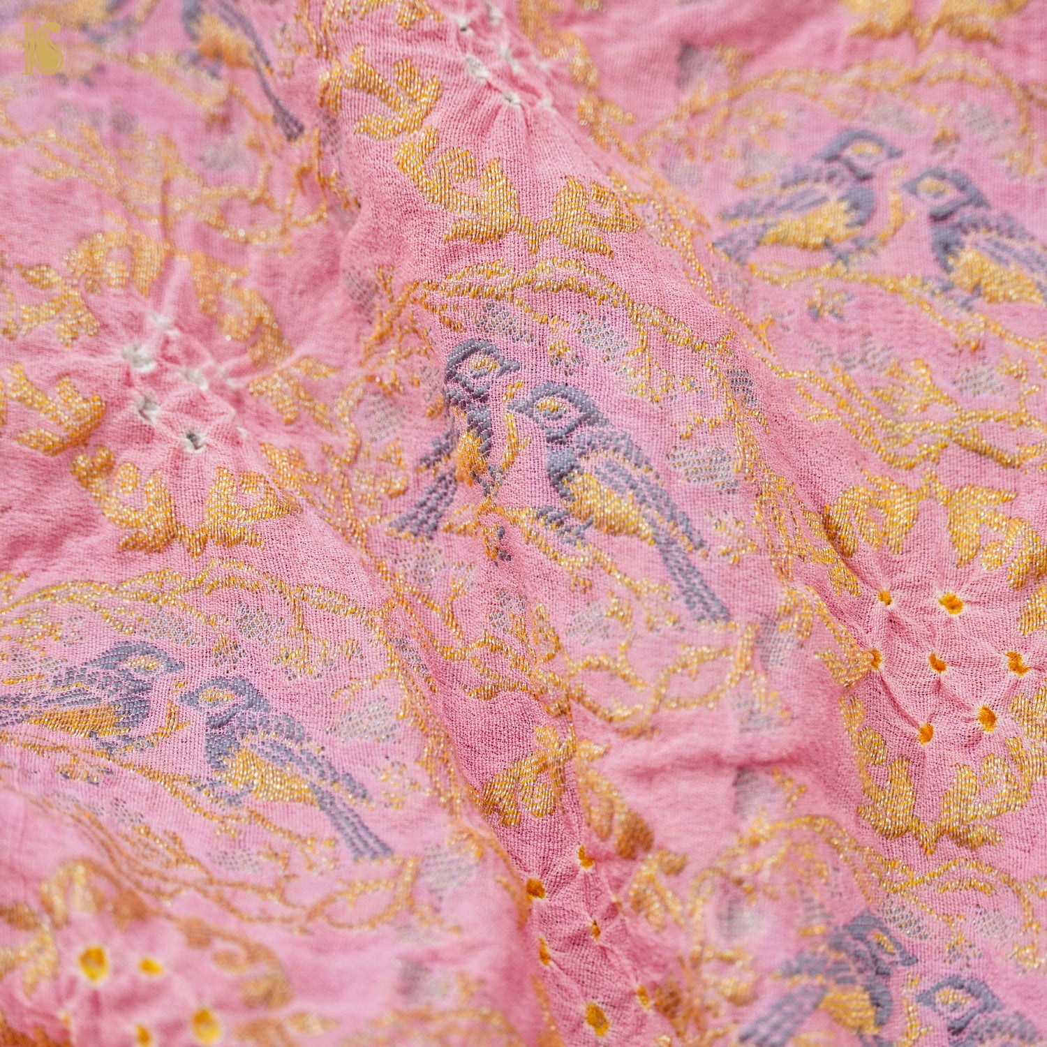 Banarasi Georgette Bandhani Saree