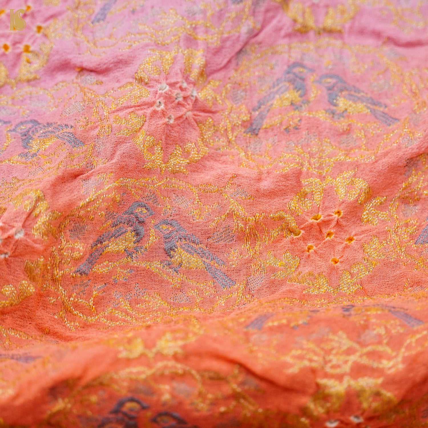 Banarasi Georgette Bandhani Saree