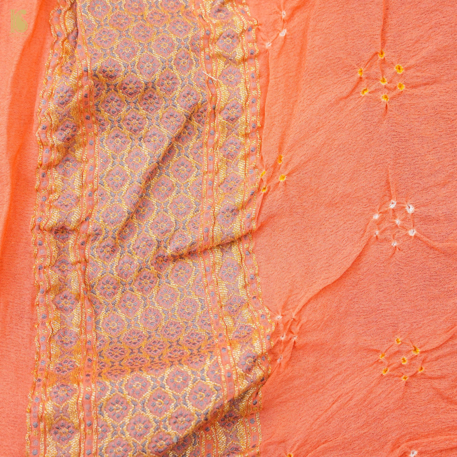 Banarasi Georgette Bandhani Saree