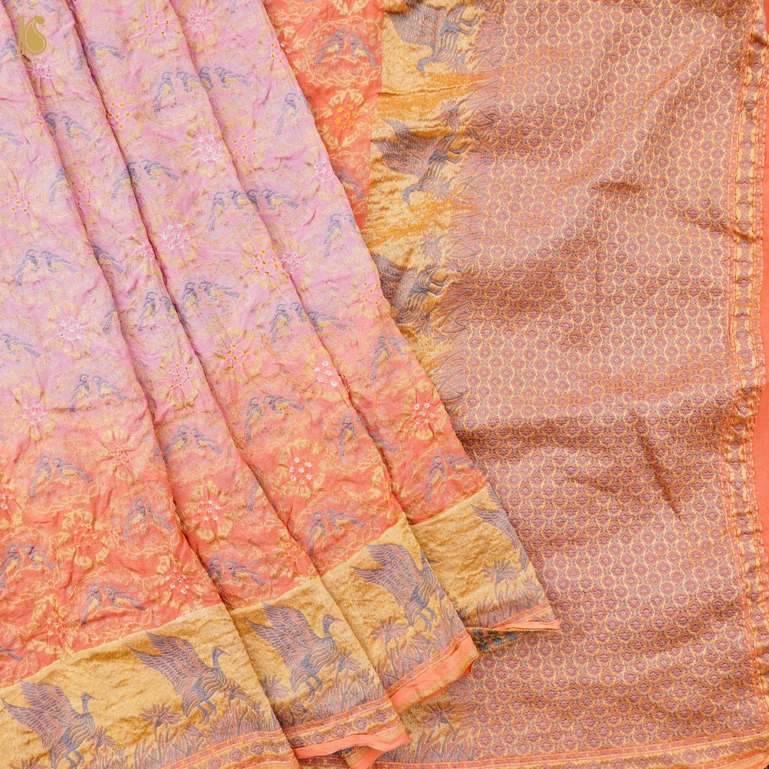 Banarasi Georgette Bandhani Saree