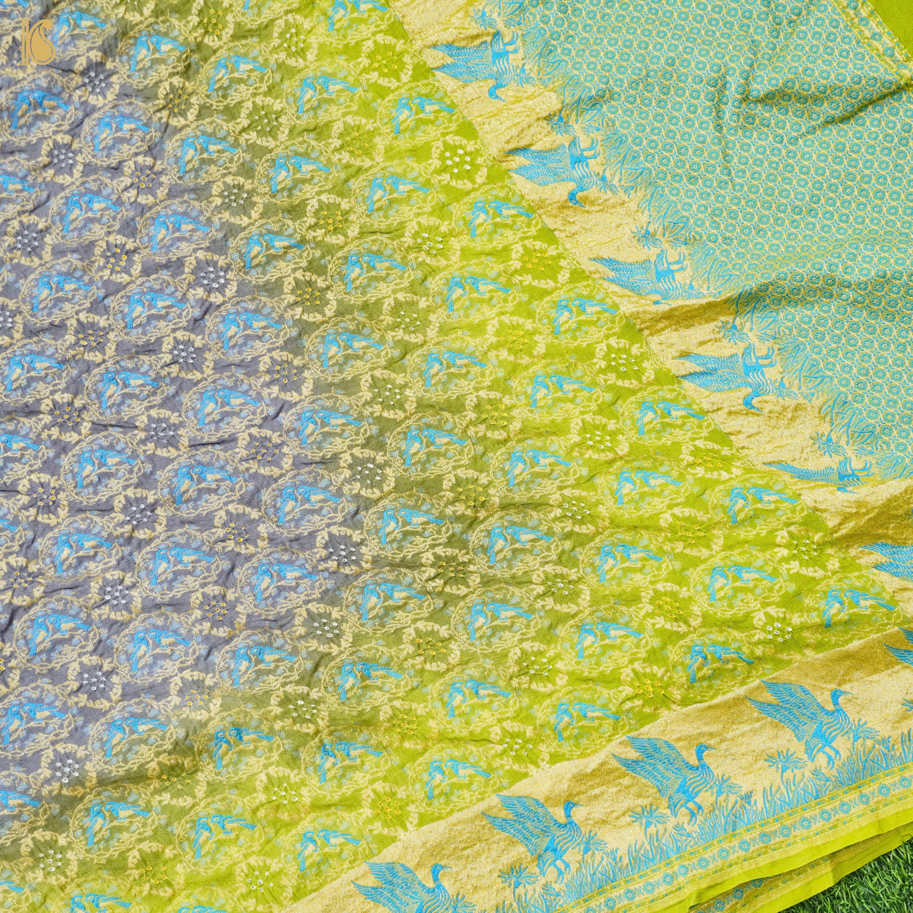 Banarasi Georgette Bandhani Saree