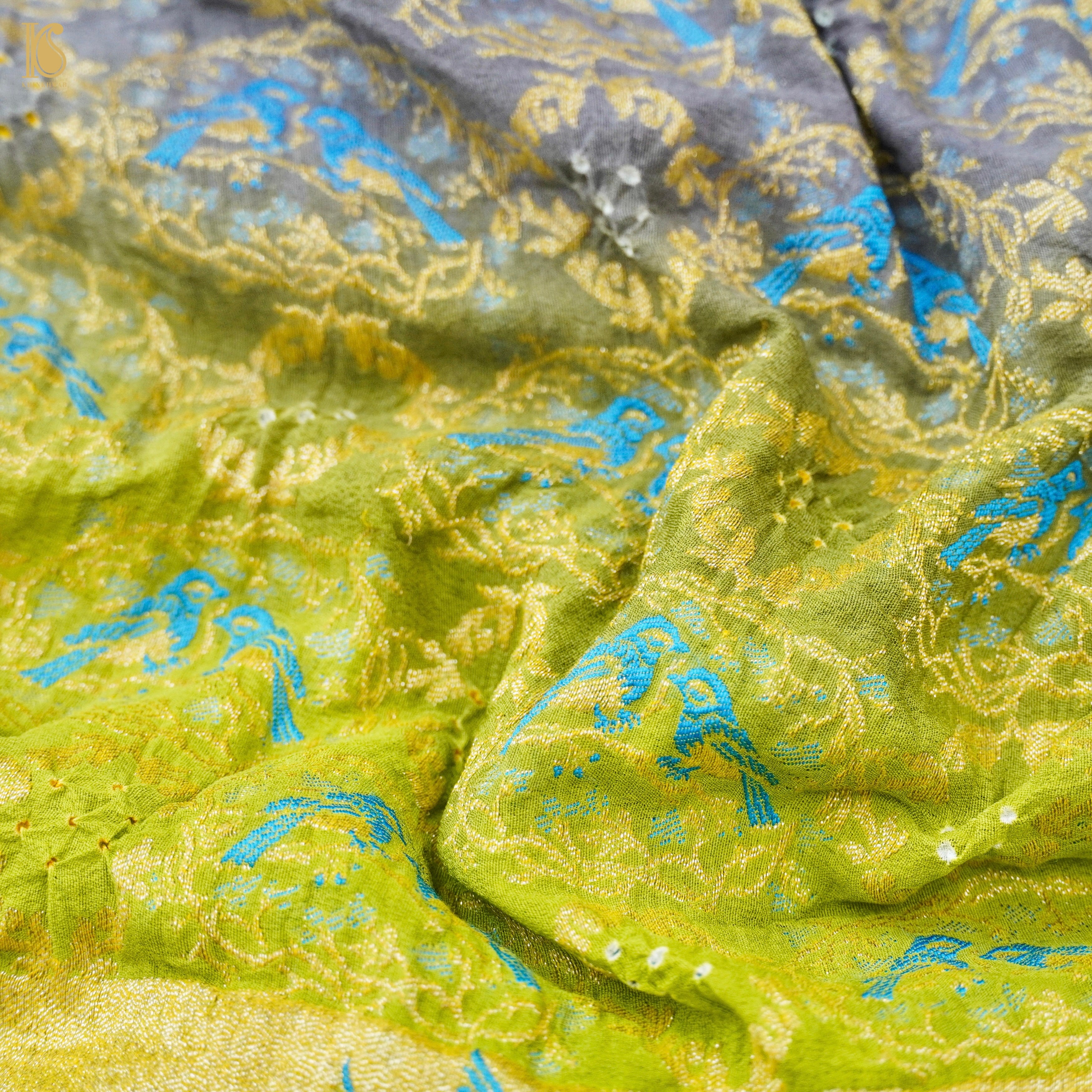 Banarasi Georgette Bandhani Saree
