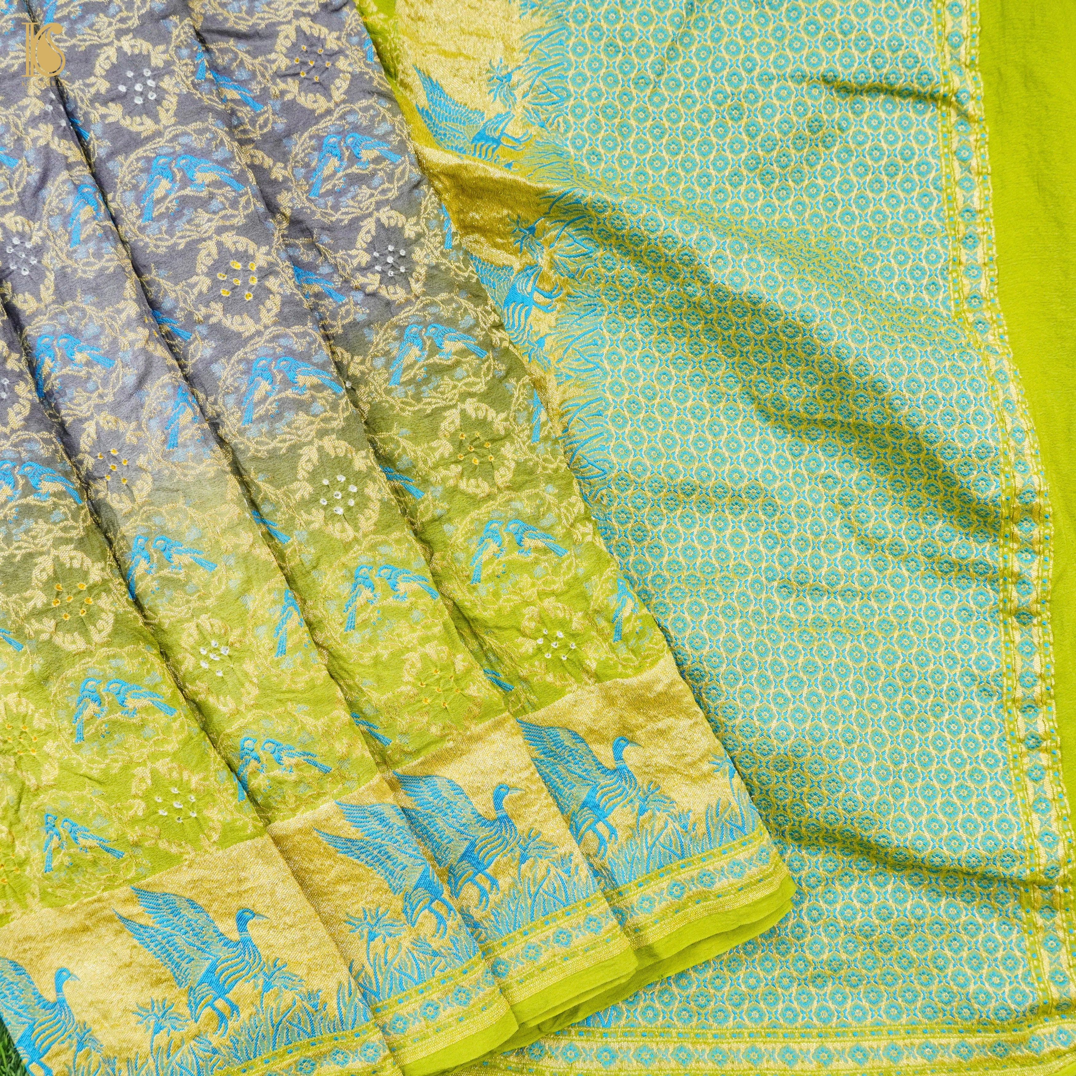 Banarasi Georgette Bandhani Saree