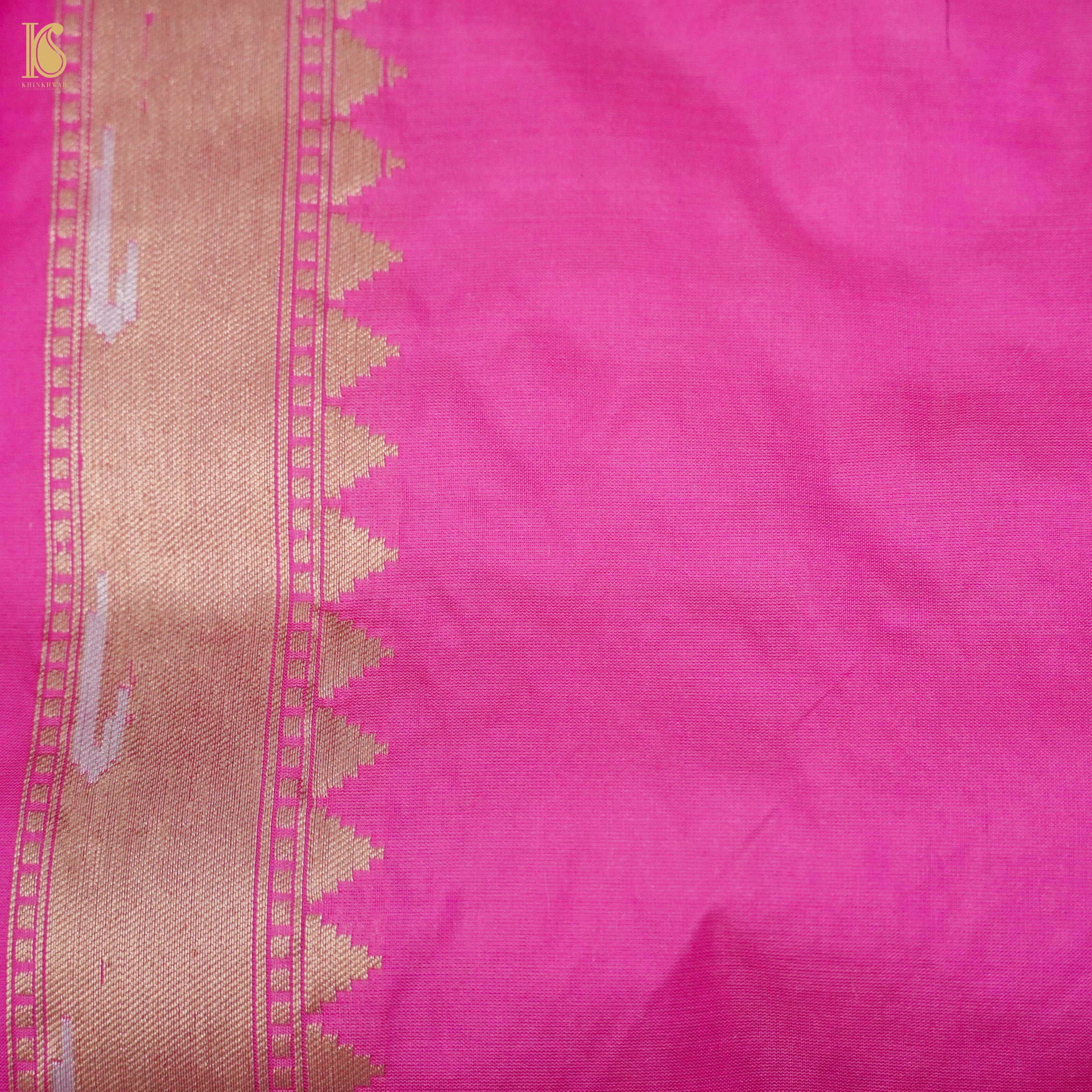 Katan Silk Shikargah Banarasi Saree | Bulbul - Khinkhwab