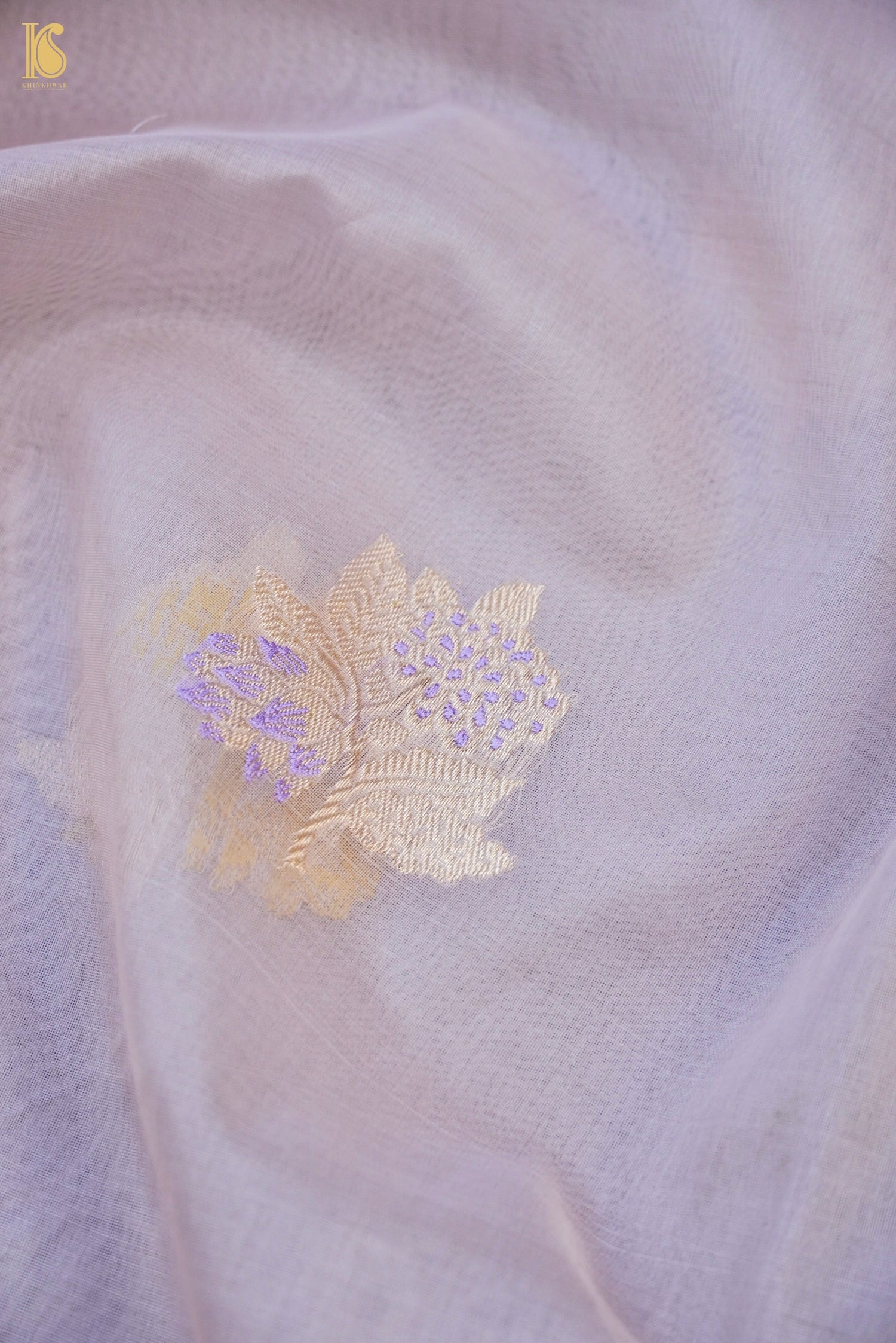 Handloom Banarasi Kora Silk Kadhua Saree