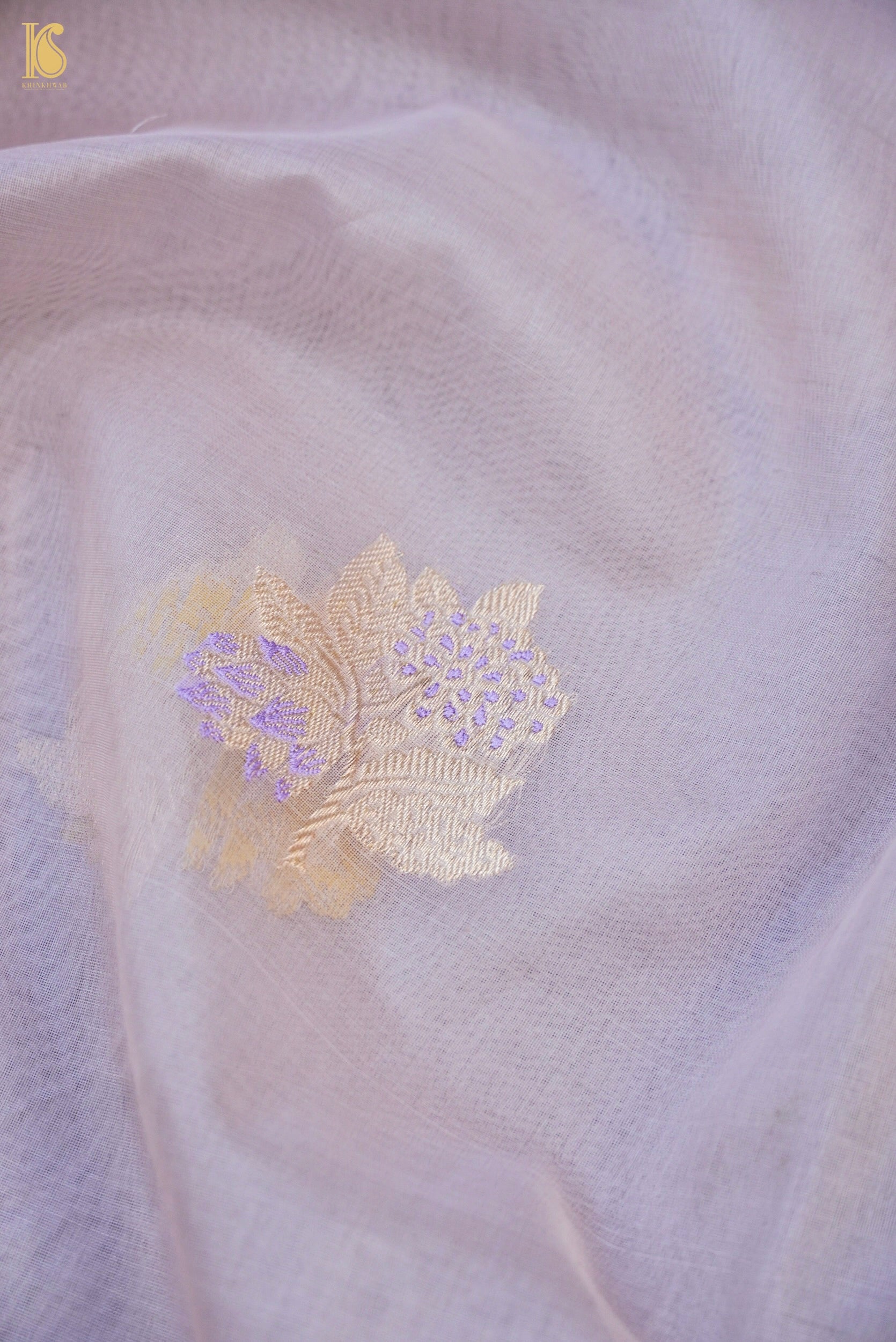 Handloom Banarasi Kora Silk Kadhua Saree