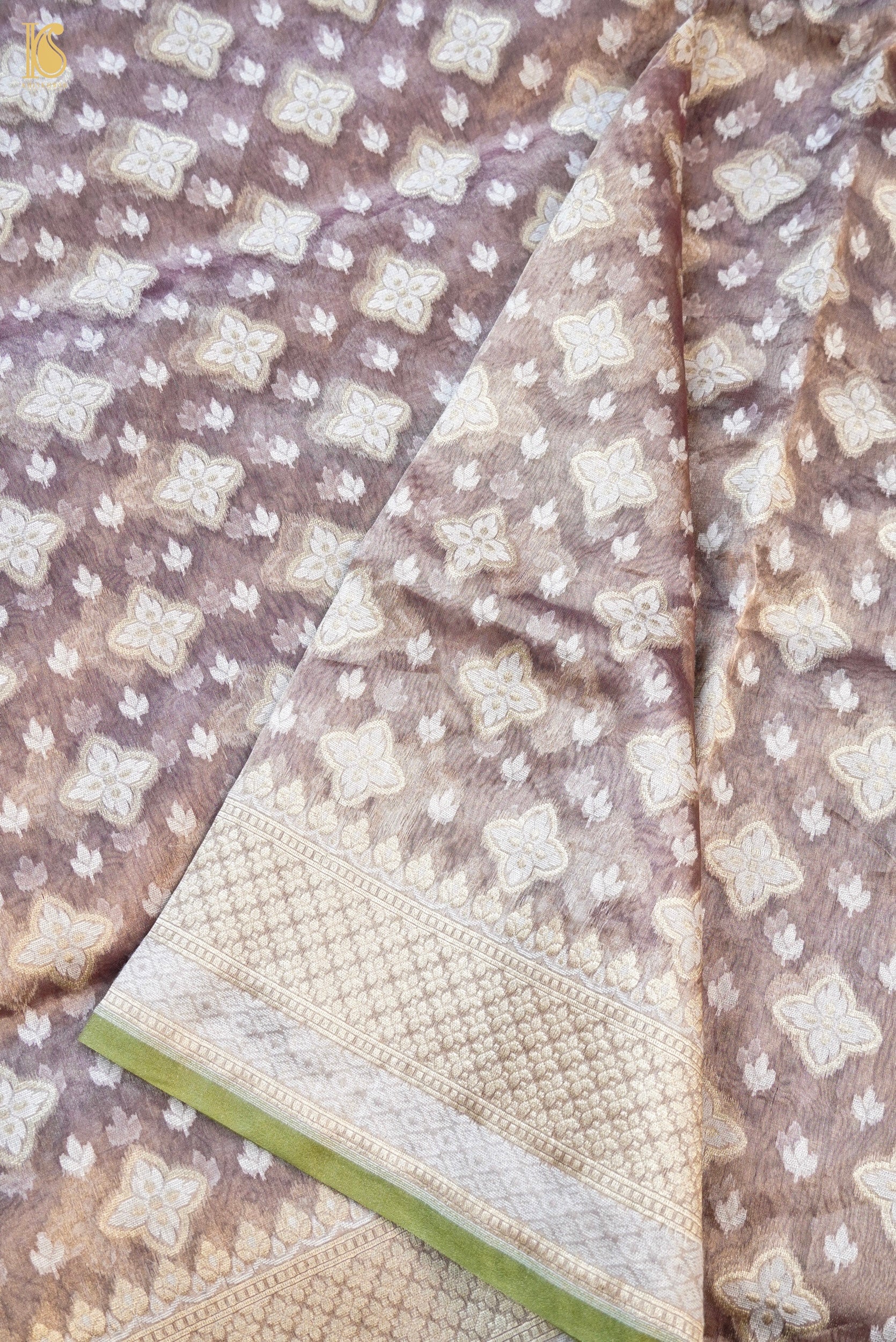 Banarasi Kora by Tissue Saree