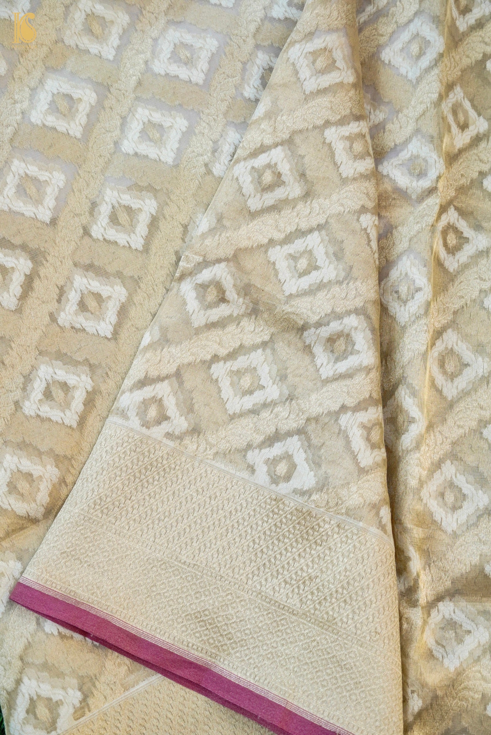 Banarasi Kora by Tissue Saree