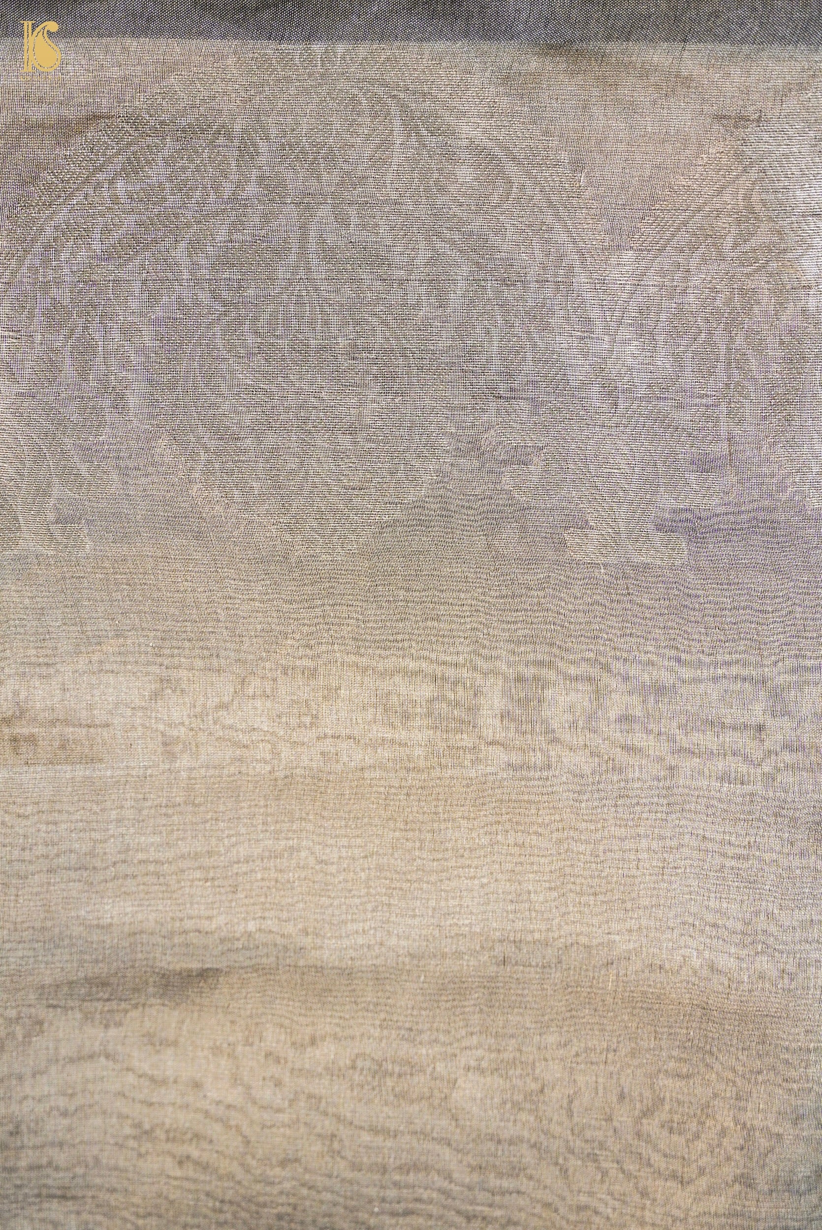 Banarasi Pure Tissue Scallop Border Saree